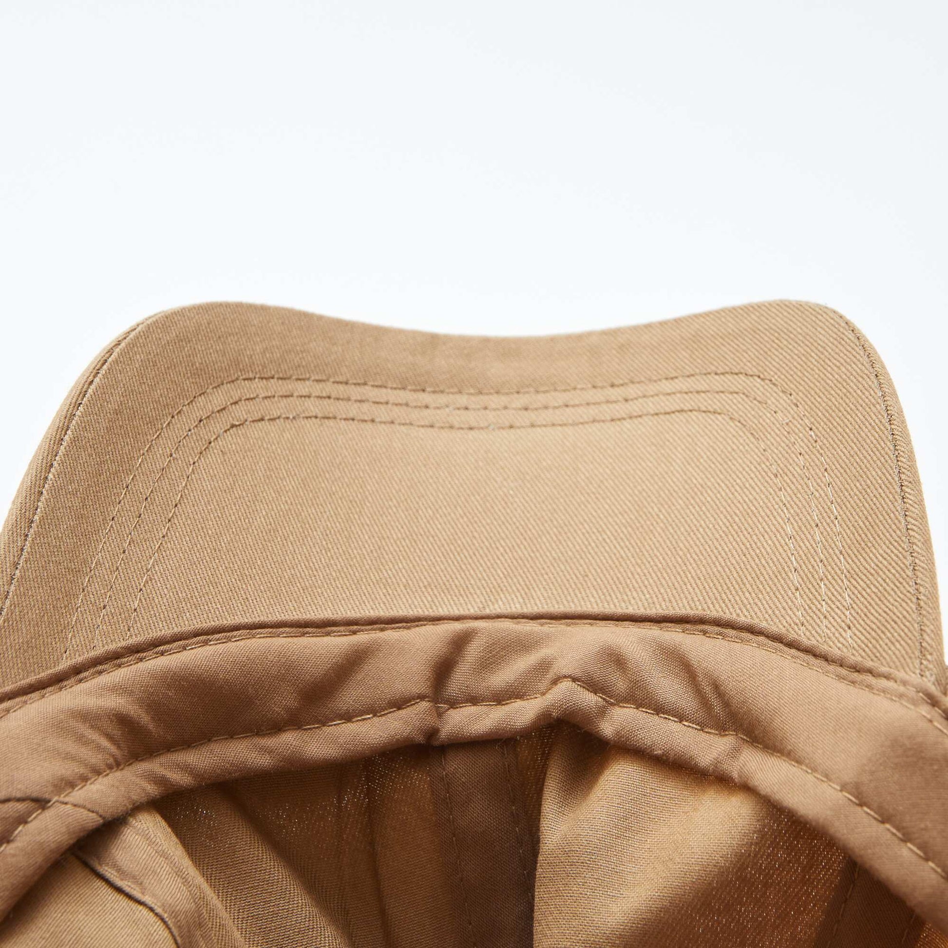 Plain Cotton Cap BROWN