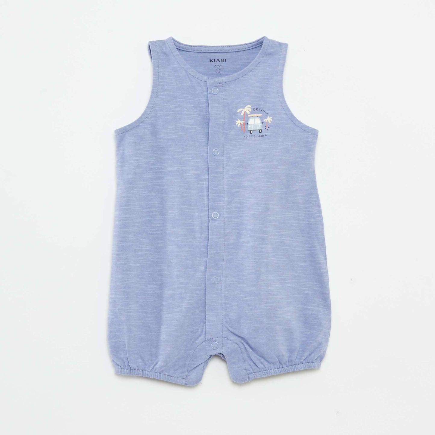 Pack of 2 lightweight sleeveless sleepsuits BLUE