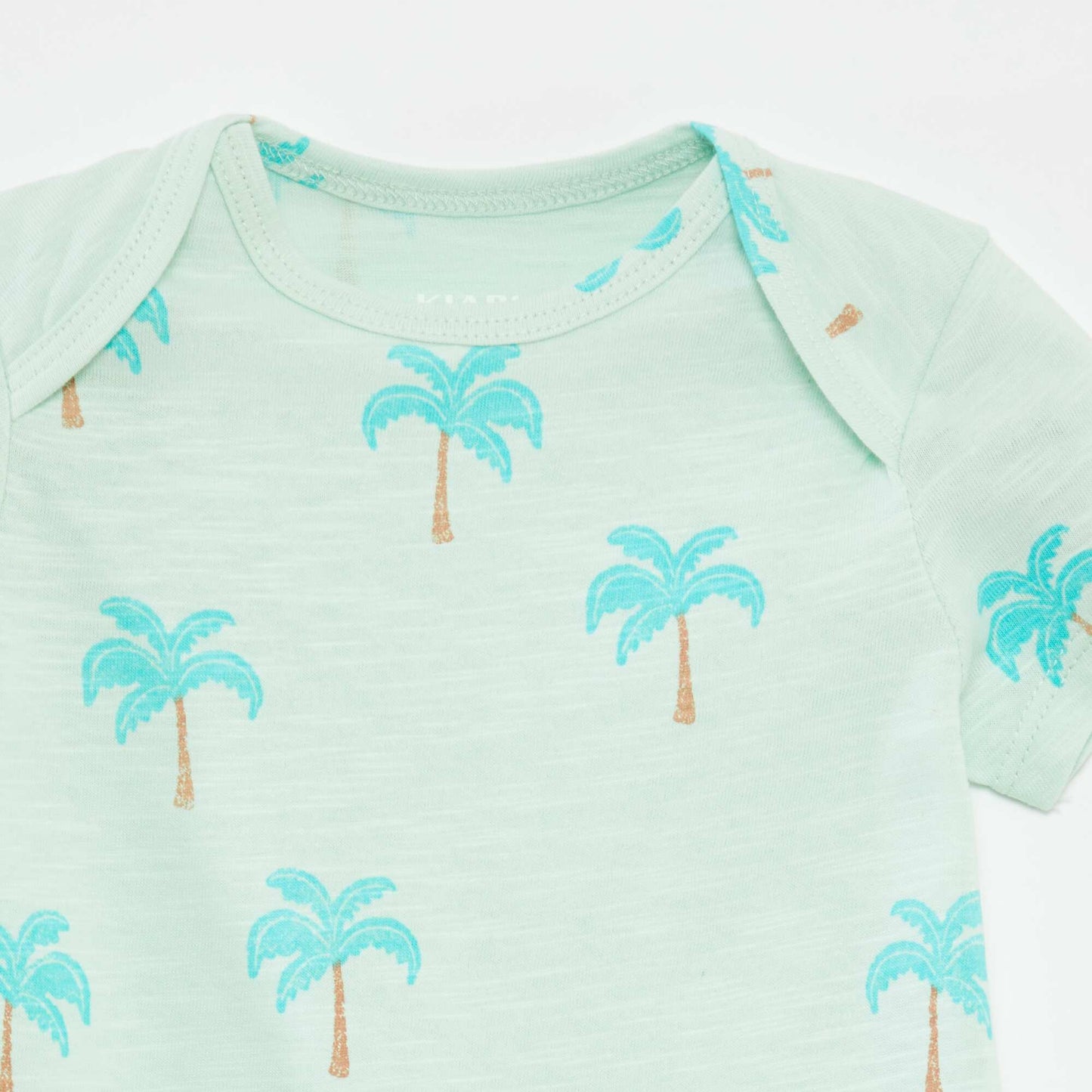 Pack of 2 short-sleeved sleepsuits BLUE