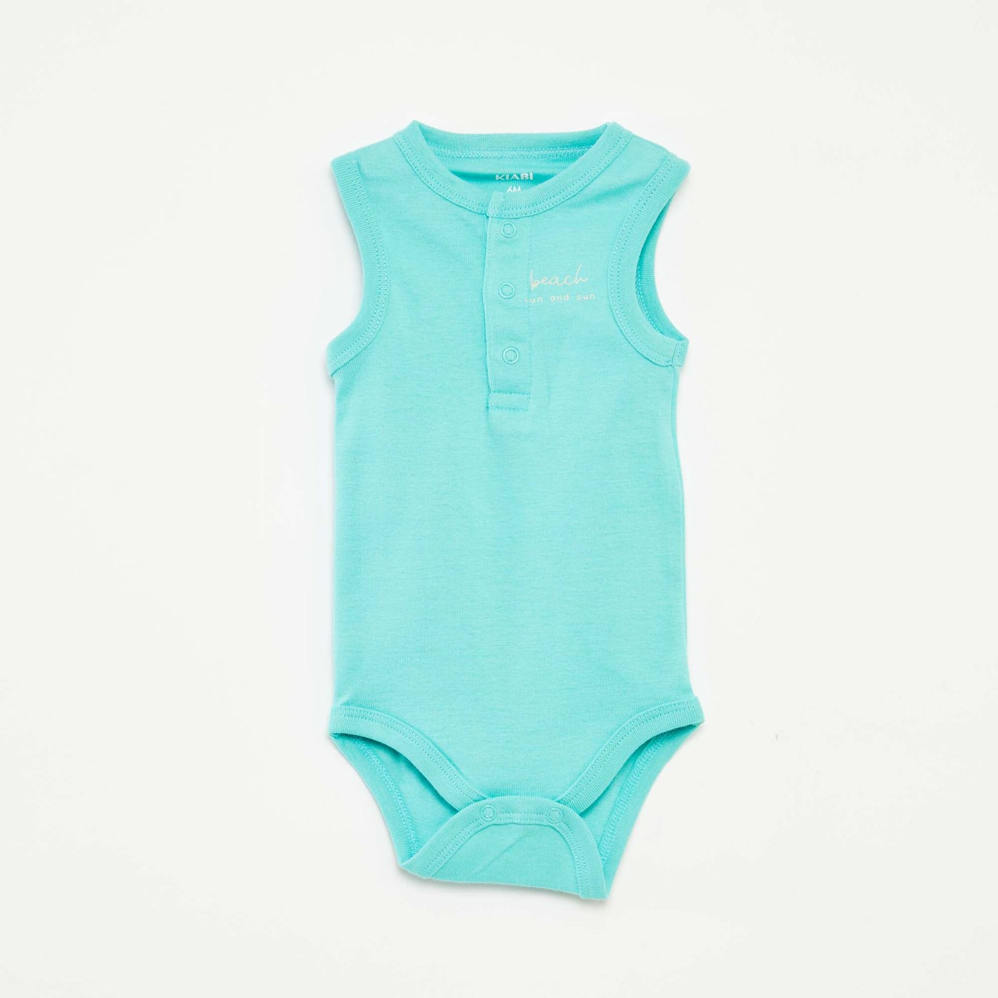 Pack of 3 sleeveless bodysuits GREEN