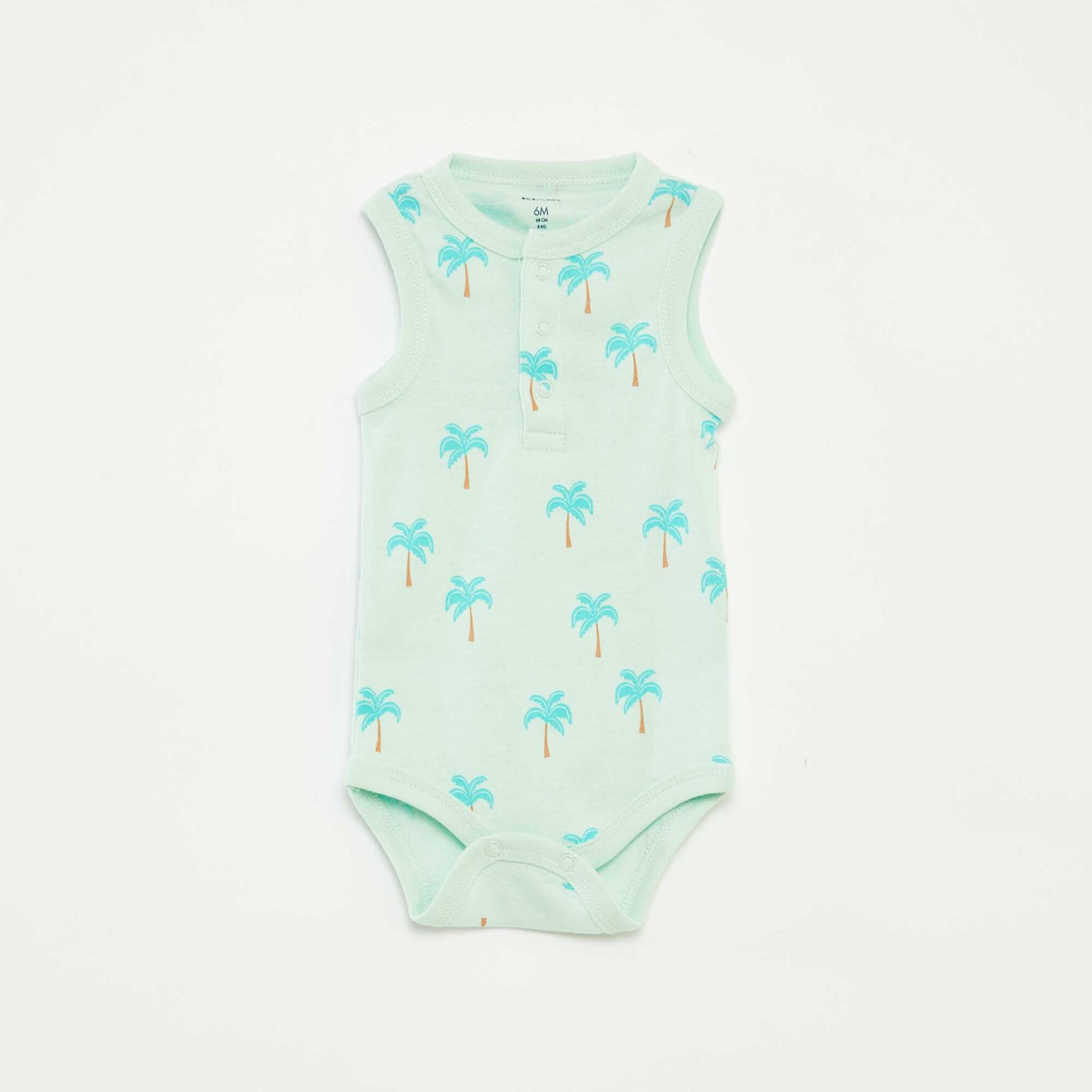 Pack of 3 sleeveless bodysuits GREEN