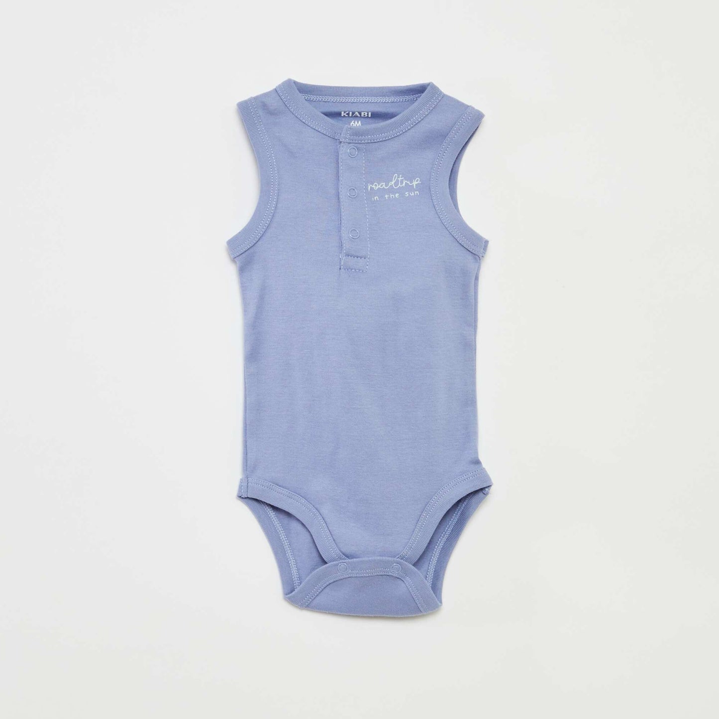 Pack of 3 sleeveless bodysuits WHITE