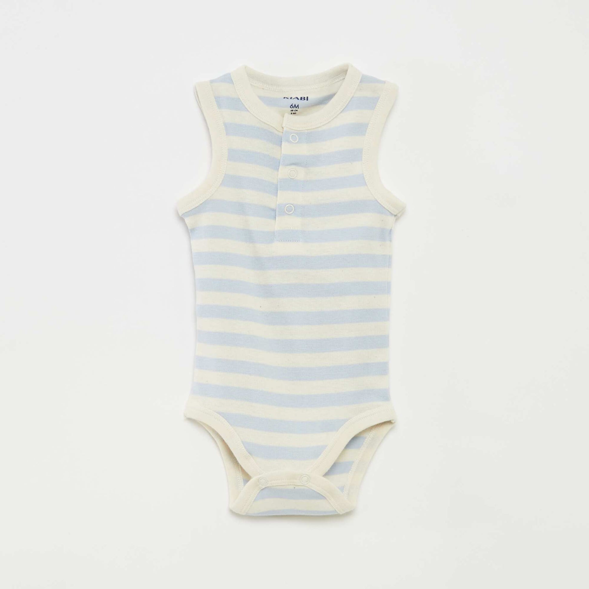 Pack of 3 sleeveless bodysuits WHITE