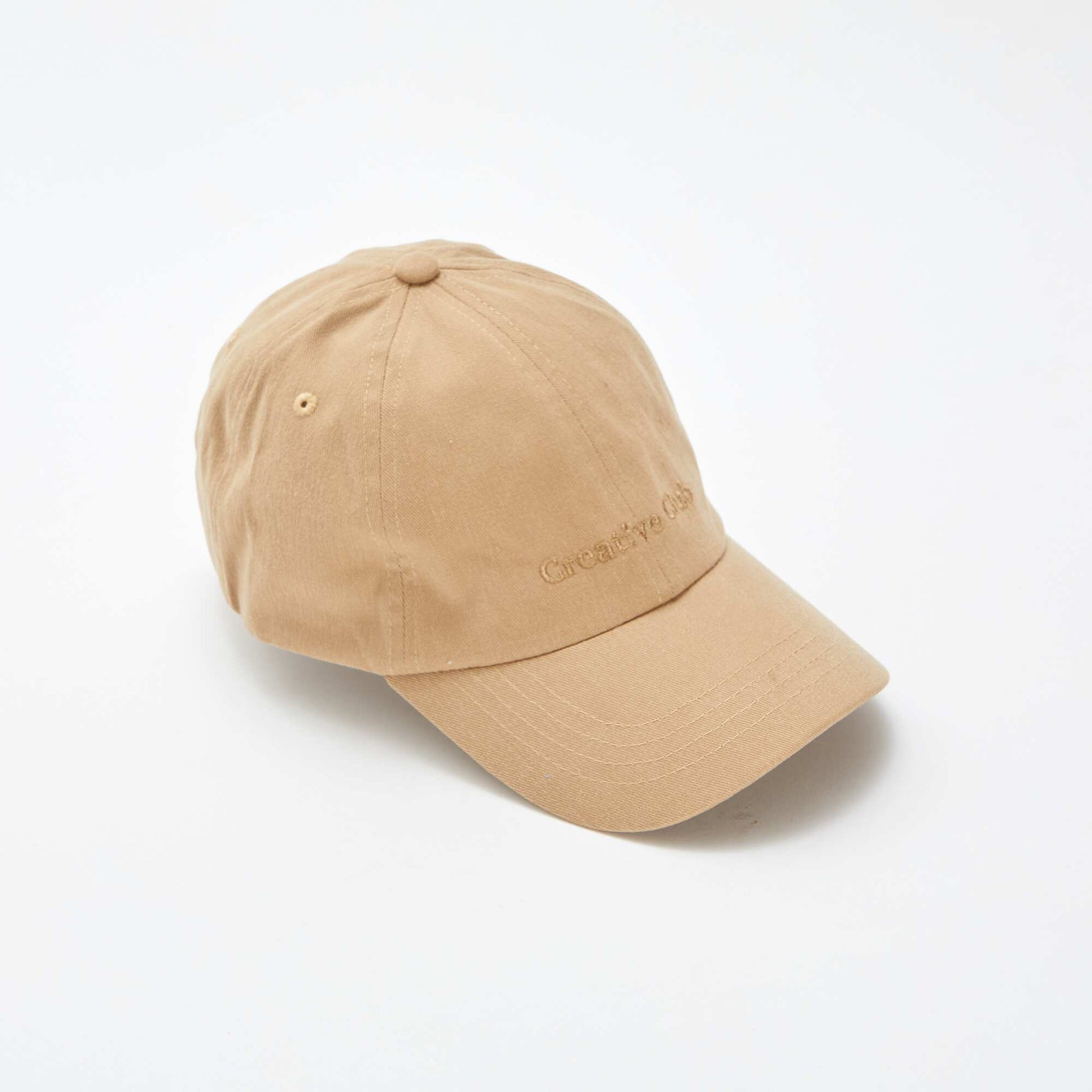 Cotton baseball cap BEIGE