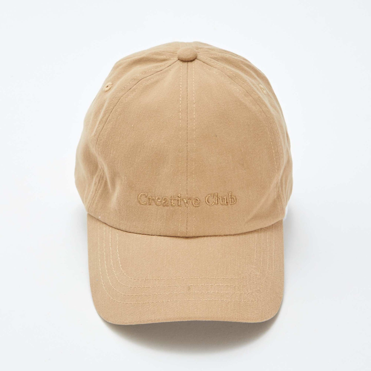 Cotton baseball cap BEIGE