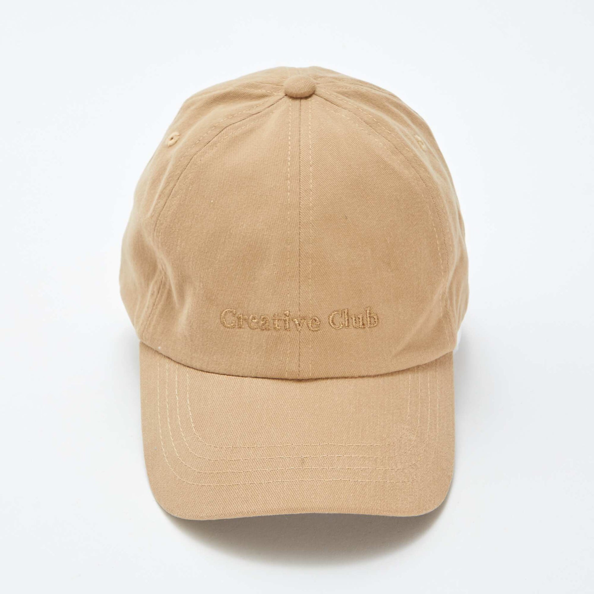Cotton baseball cap BEIGE