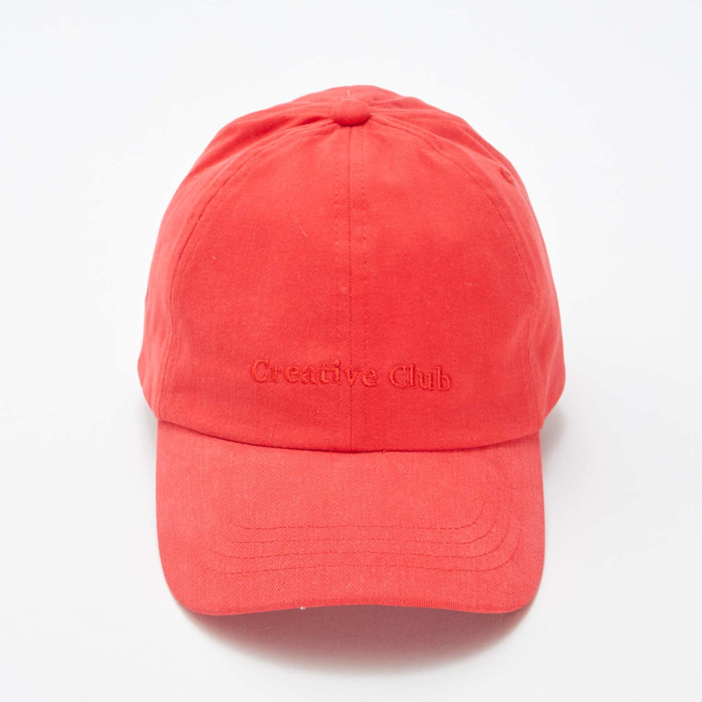 Cotton baseball cap RED
