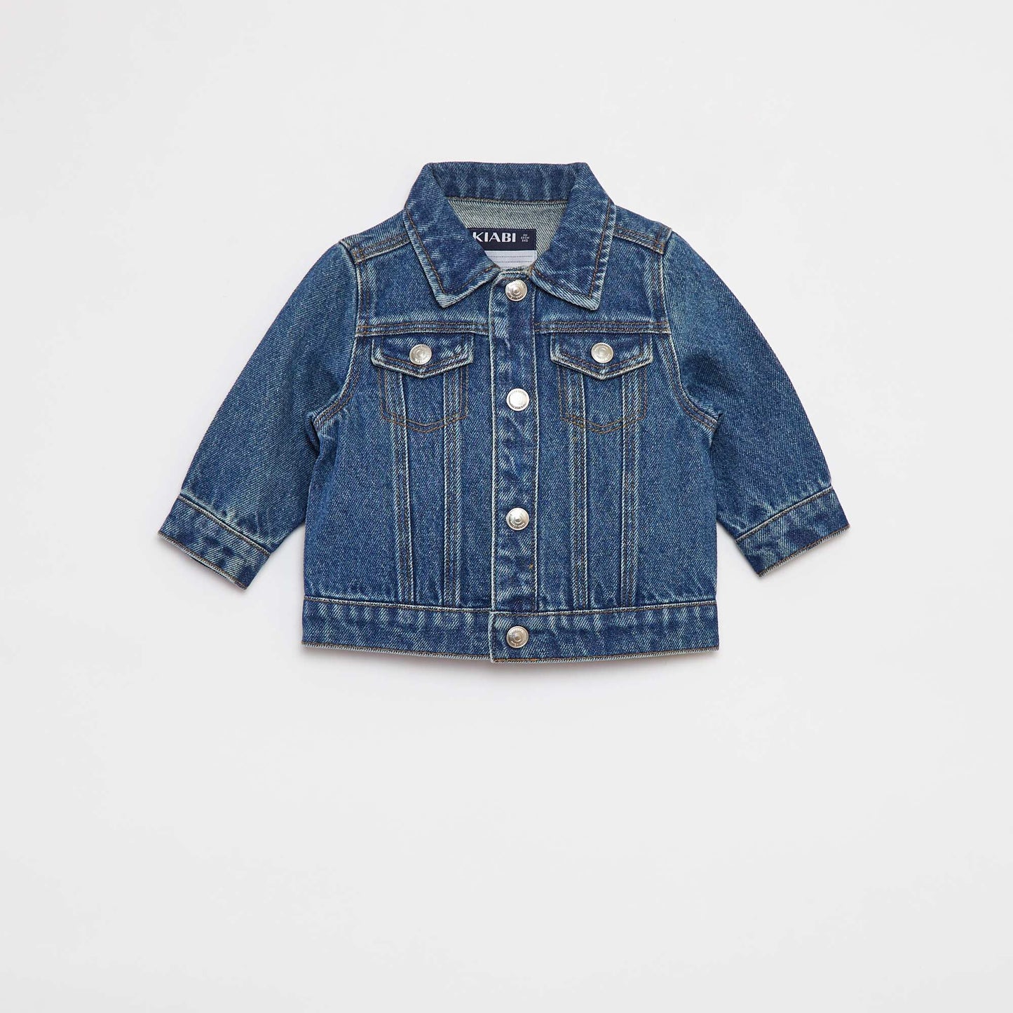 Long-sleeved denim jacket BLUE