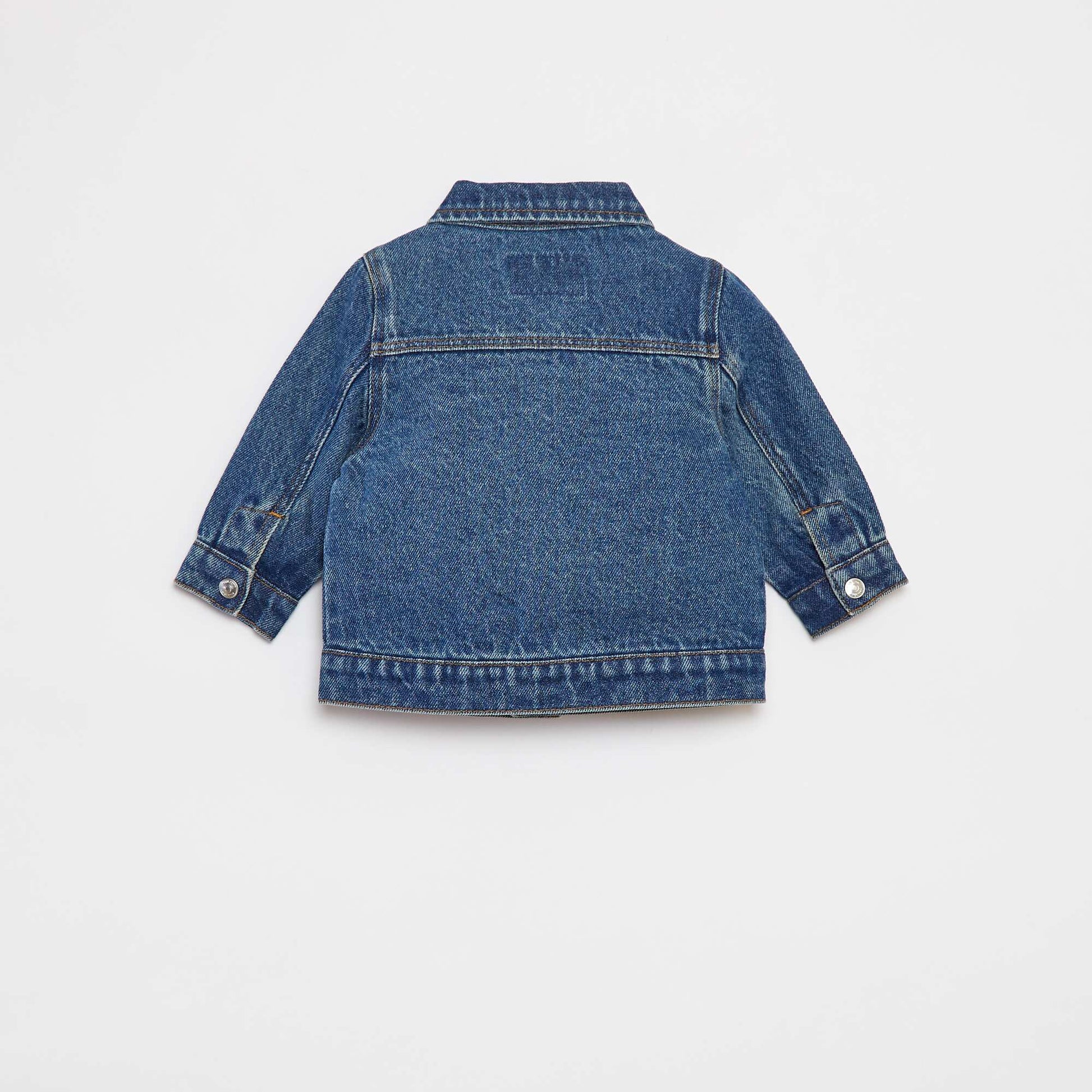 Long-sleeved denim jacket BLUE