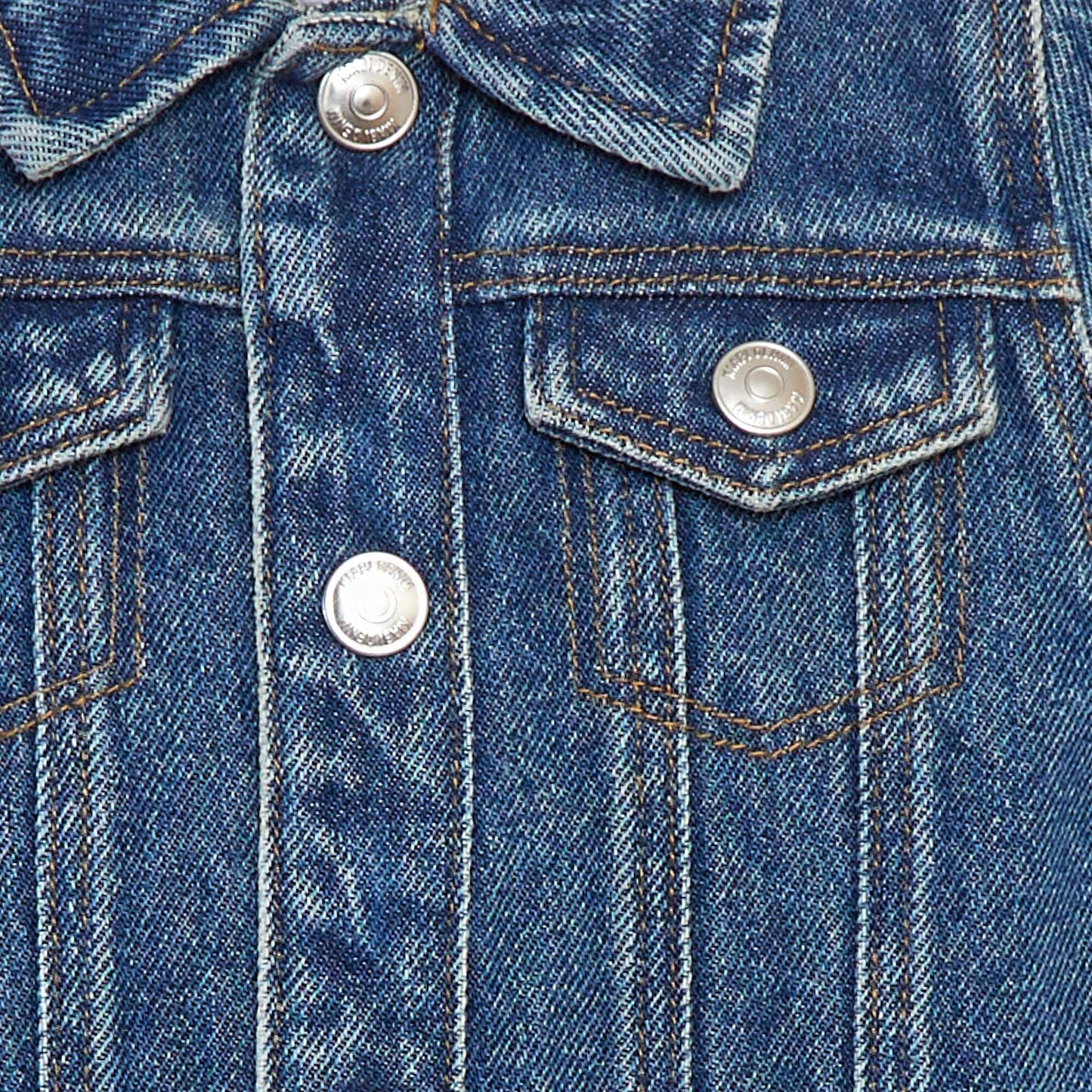 Long-sleeved denim jacket BLUE