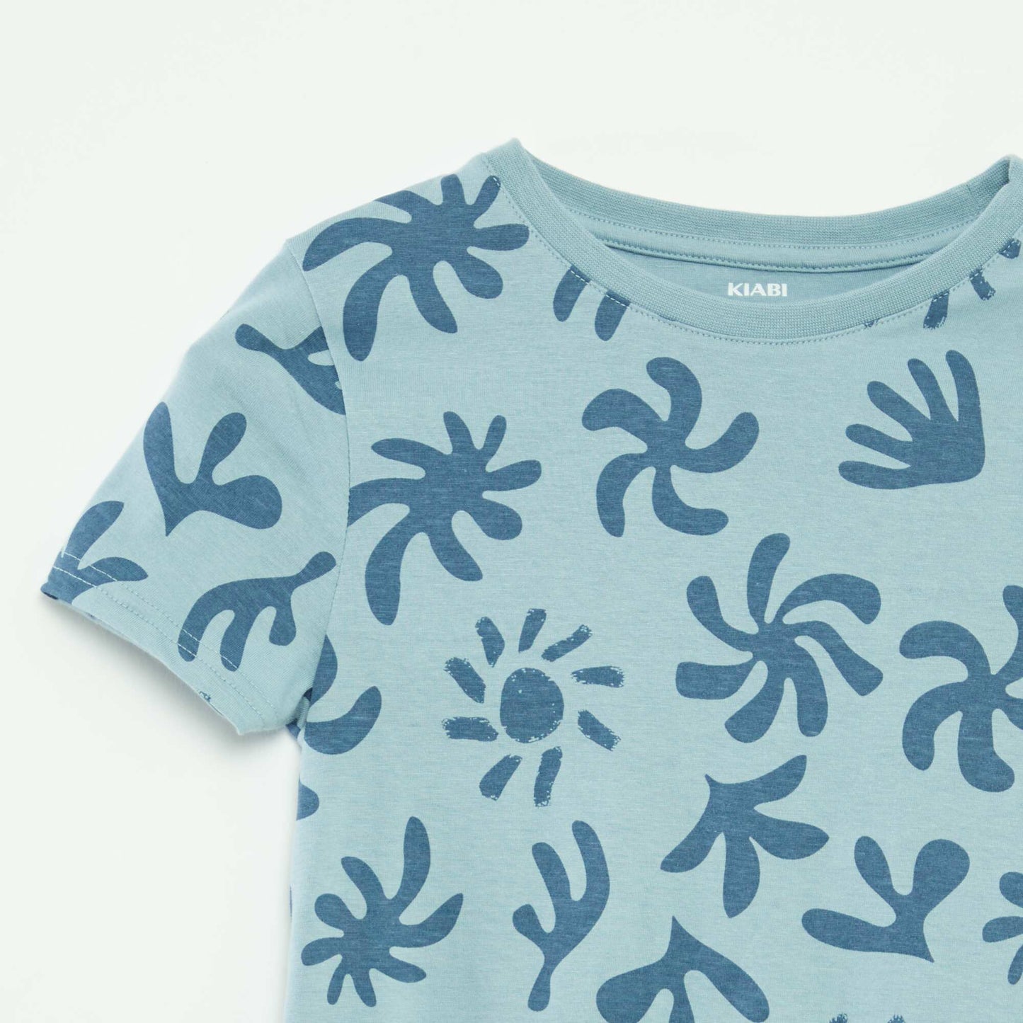 Pack of 2 short-sleeved round-neck t-shirts BLUE