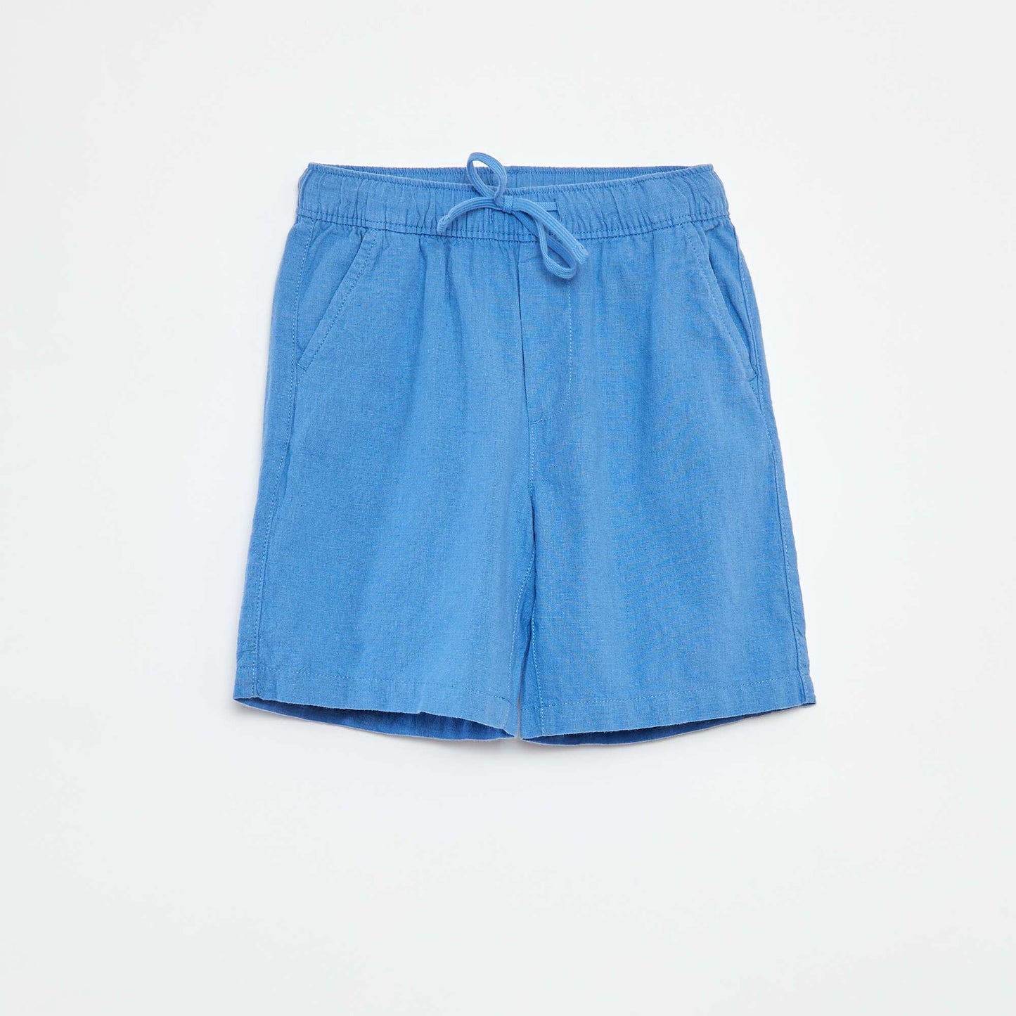 Lightweight Bermuda shorts with pockets BLUE
