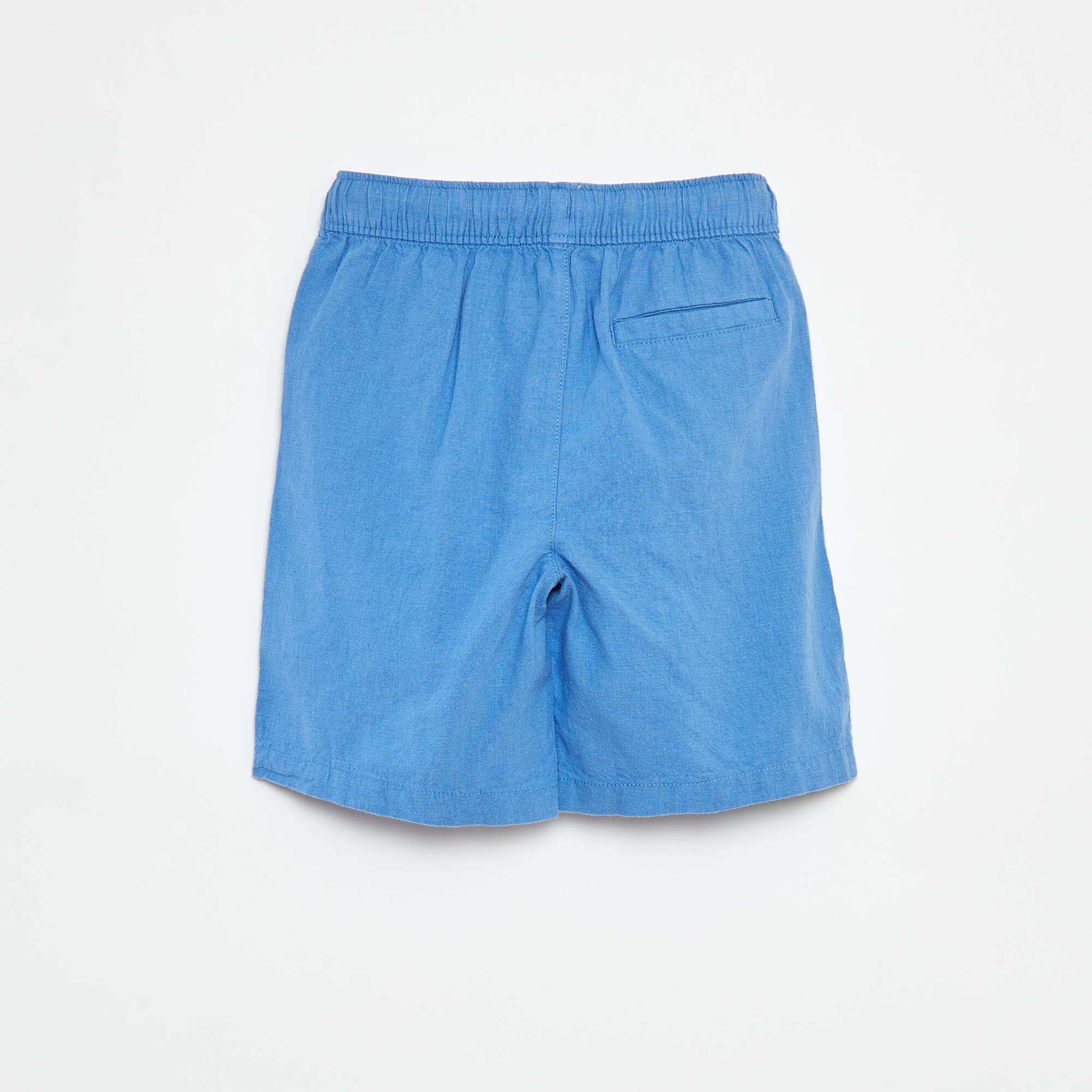 Lightweight Bermuda shorts with pockets BLUE