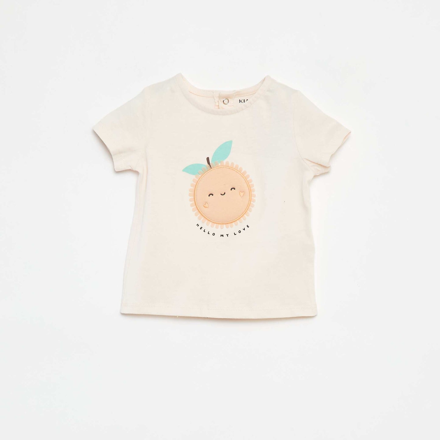 Short-sleeved printed T-shirt PINK