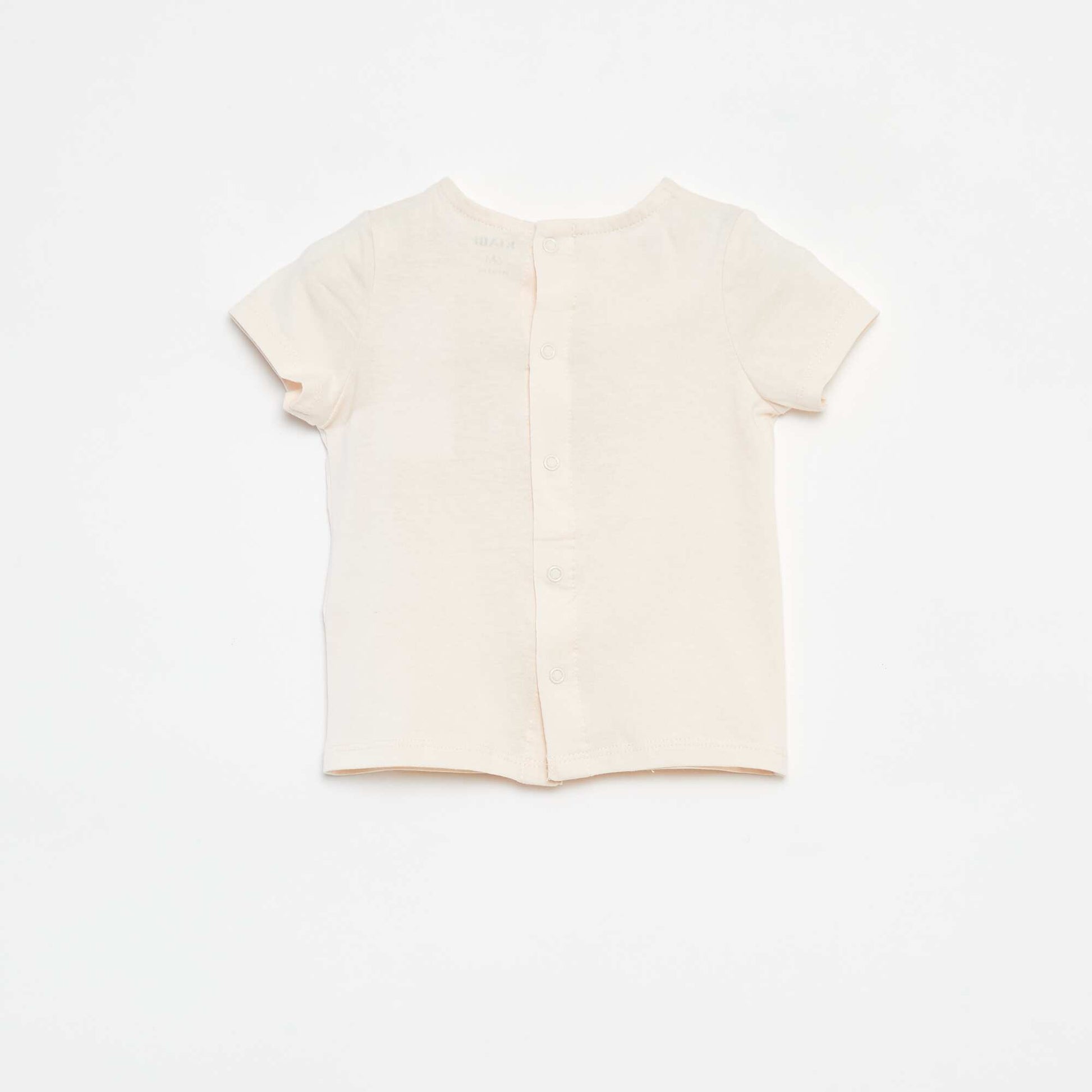 Short-sleeved printed T-shirt PINK