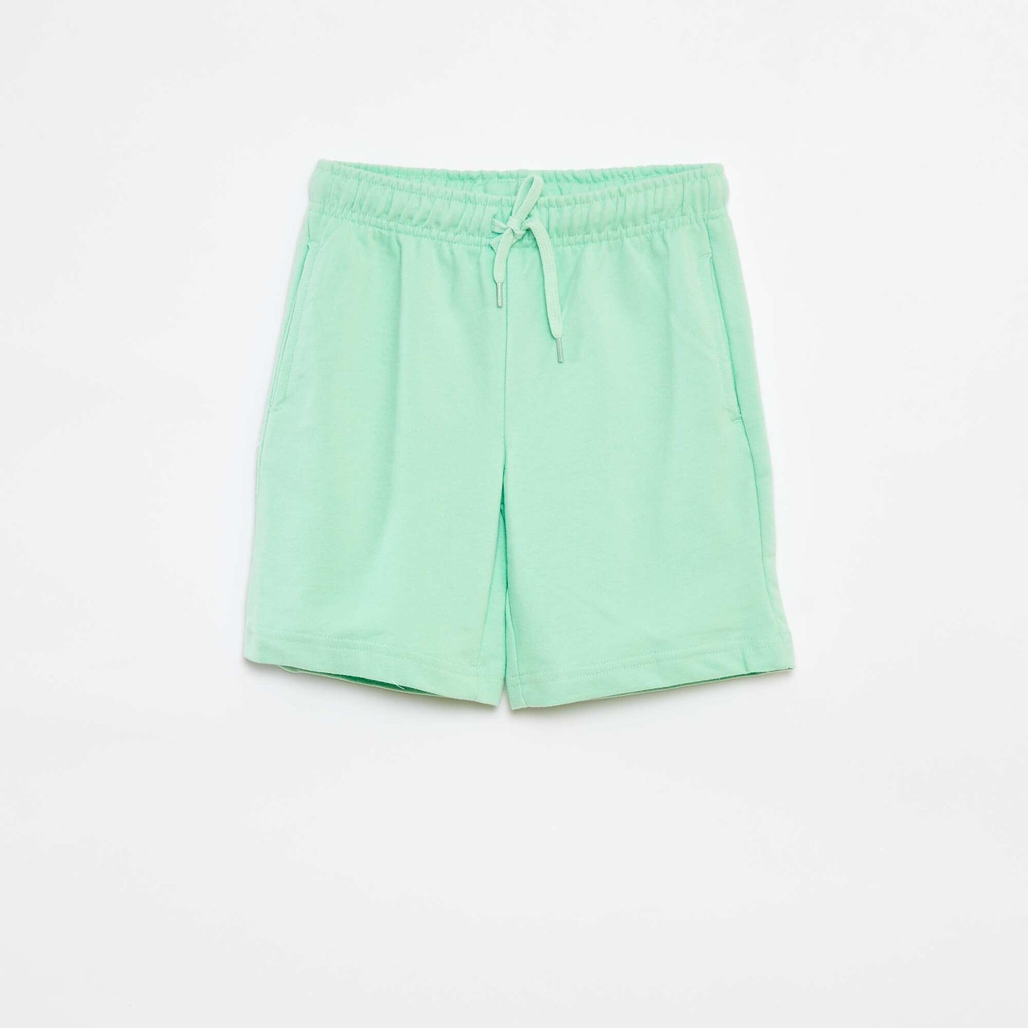 Pack of 2 sweatshirt fabric shorts WHITE