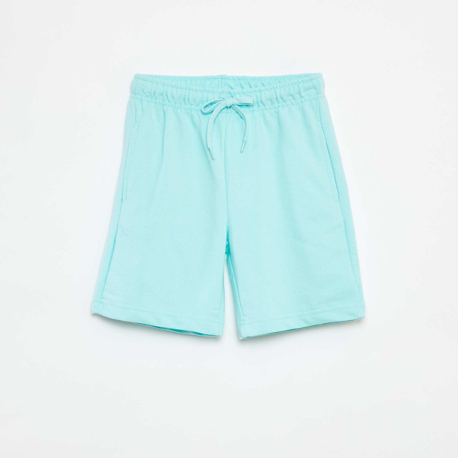 Pack of 2 sweatshirt fabric shorts BLUE