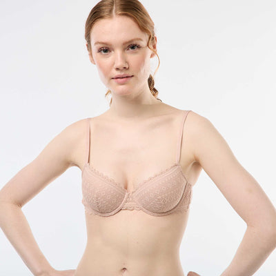 Lace Balconette Bra PINK