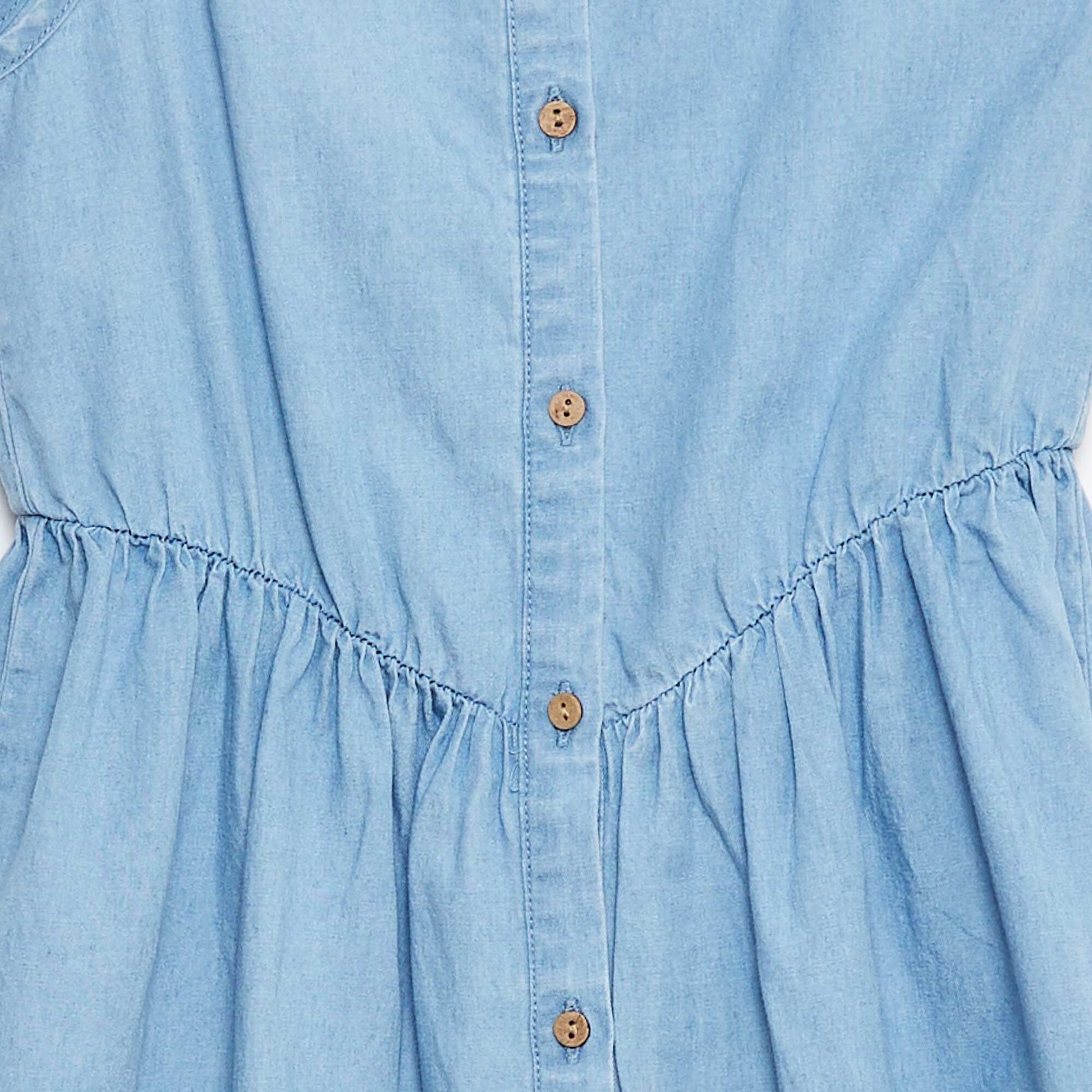 Strappy tencel dress BLUE