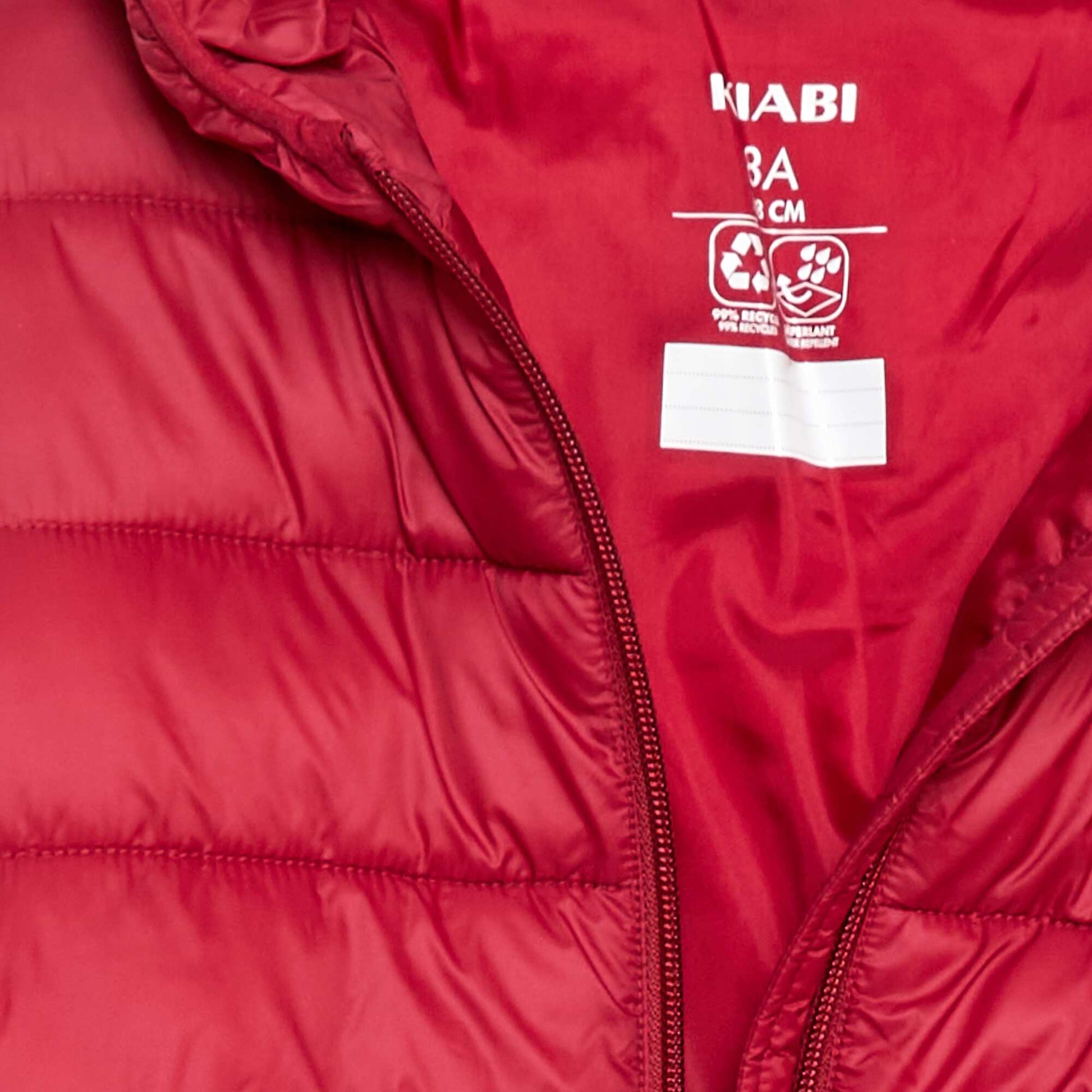 Lightweight Padded Jacket with Hood FUCHSIA