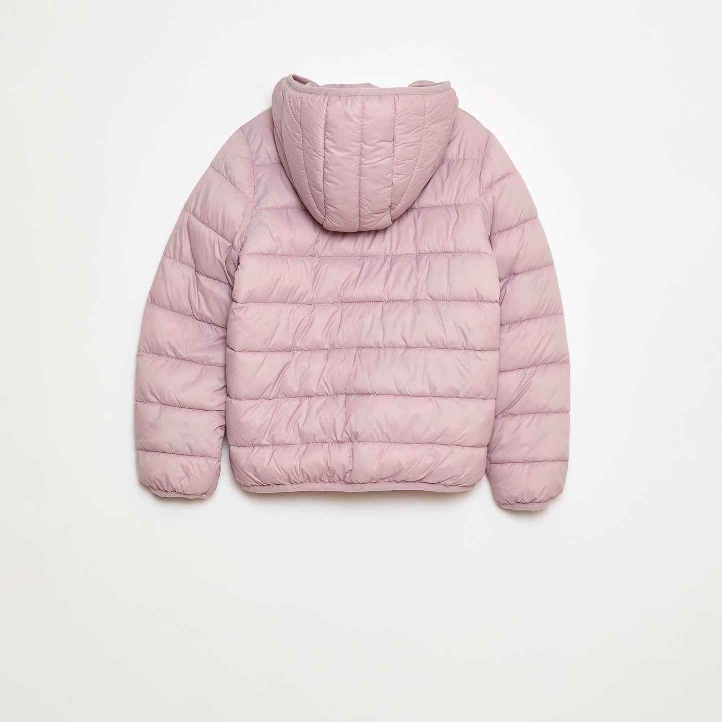 Lightweight Padded Jacket with Hood PURPLE