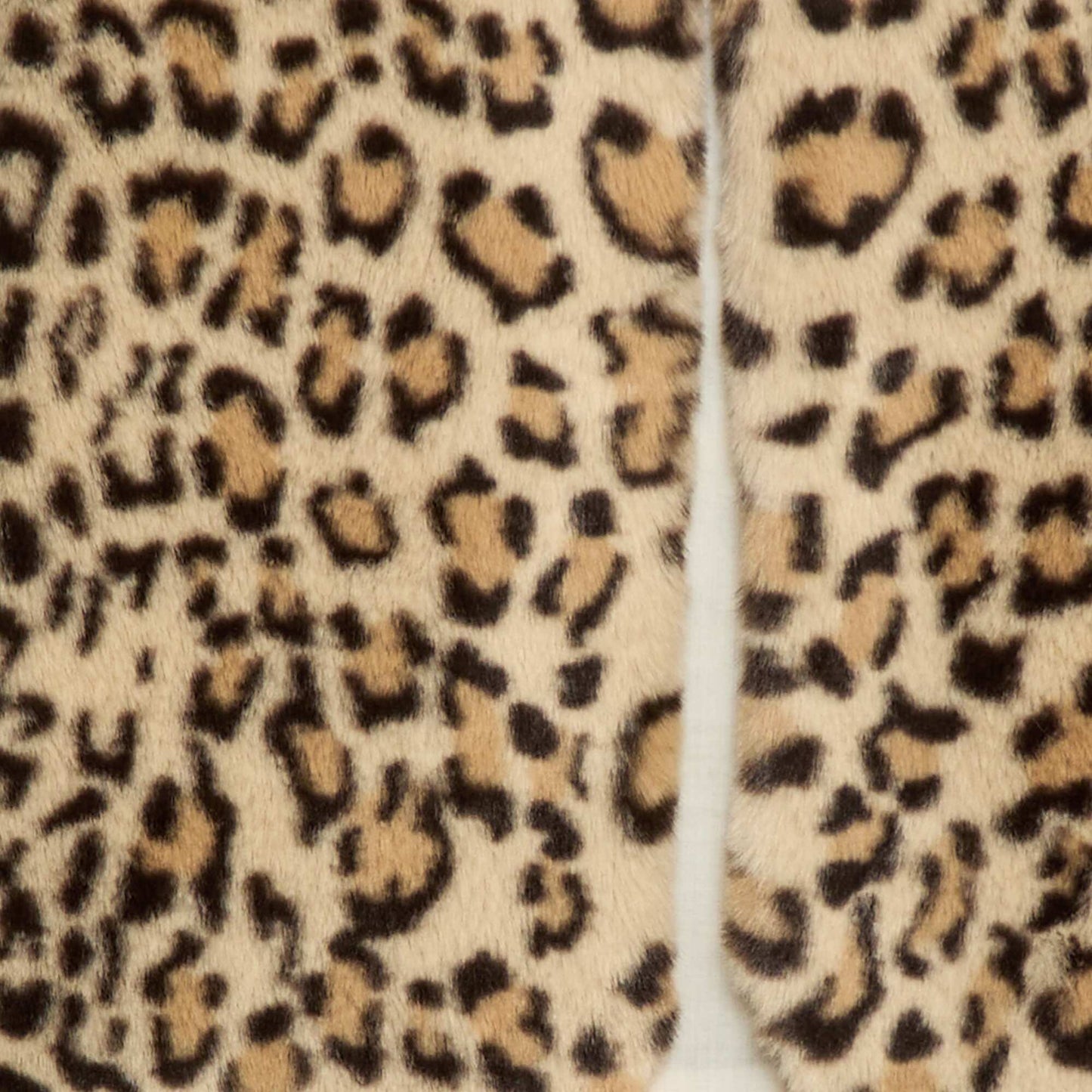 Sleeveless Faux Fur Vest BEIGE