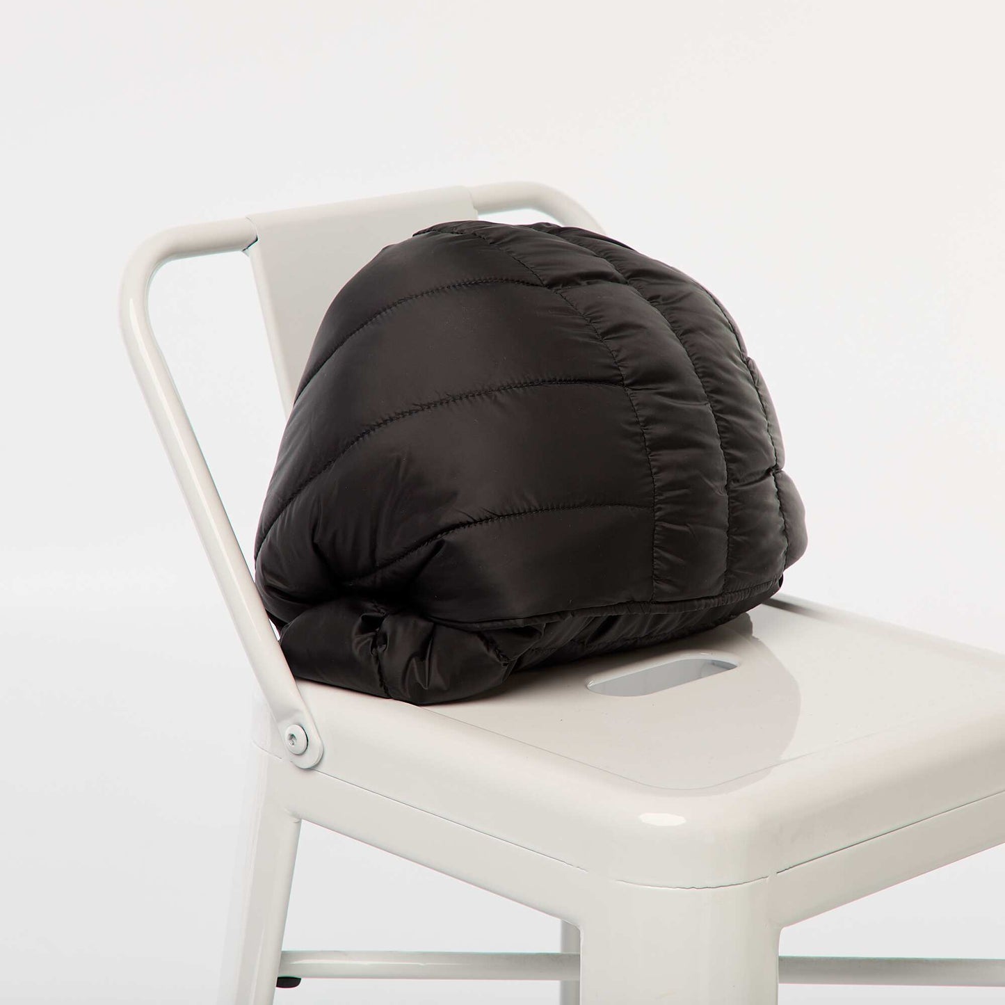 Lightweight Hooded Padded Jacket BLACK