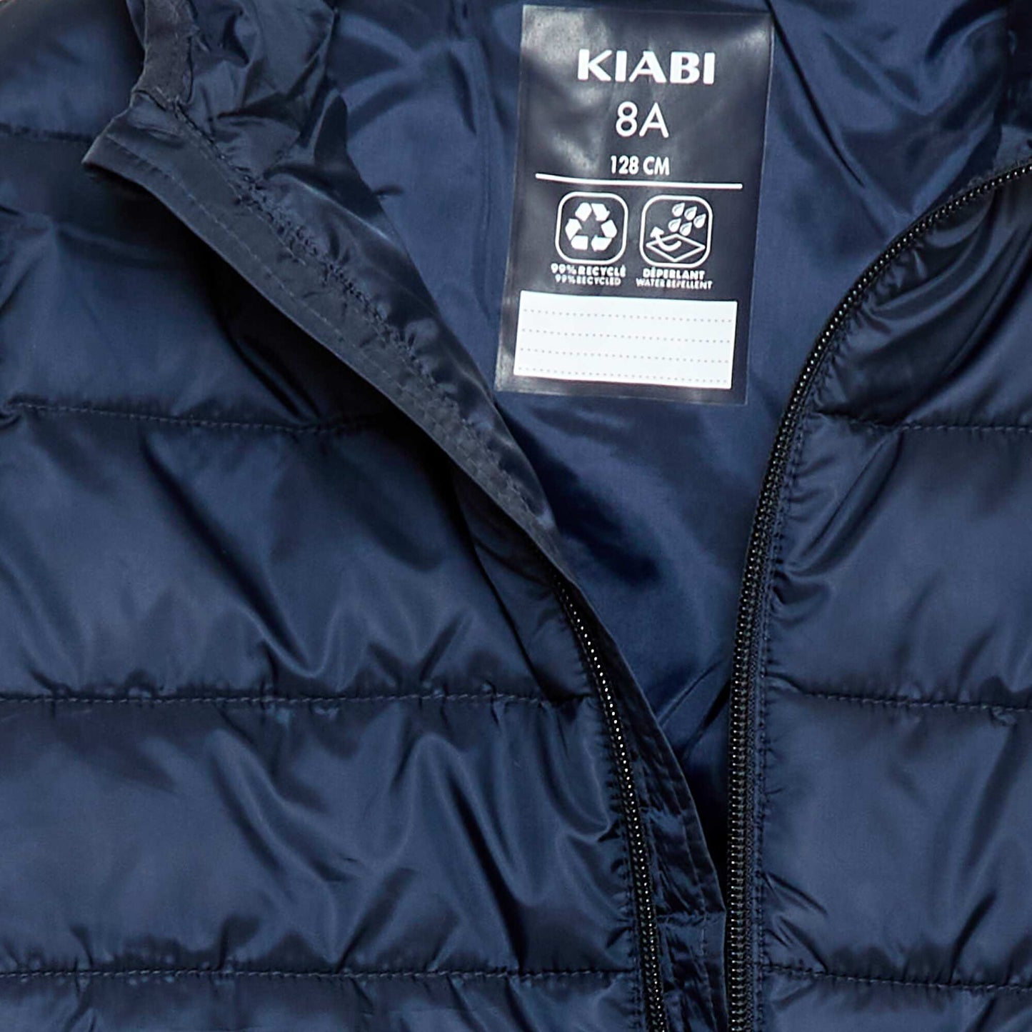 Lightweight Padded Jacket with Hood BLUE