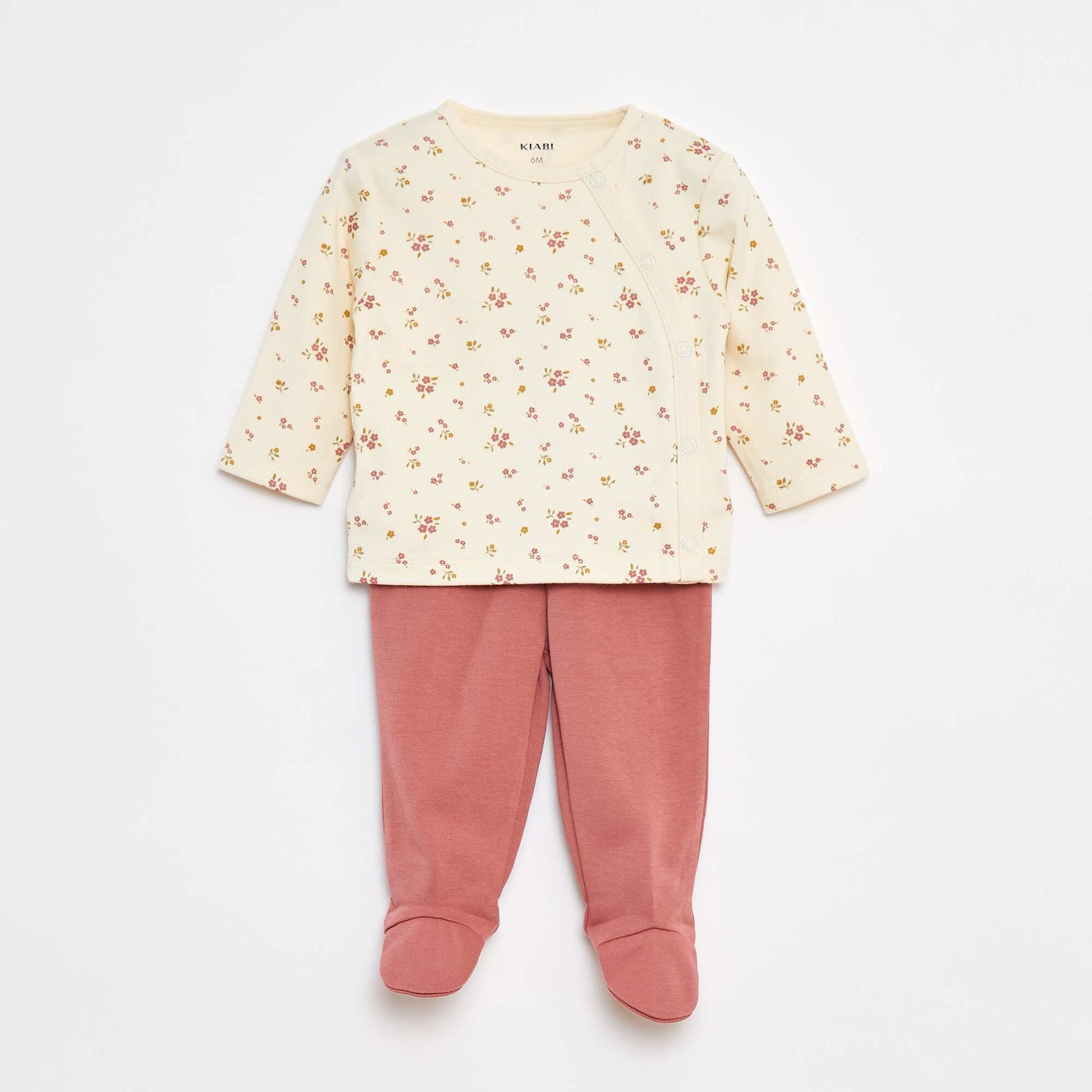 Cotton pyjama set - 2-piece set WHITE