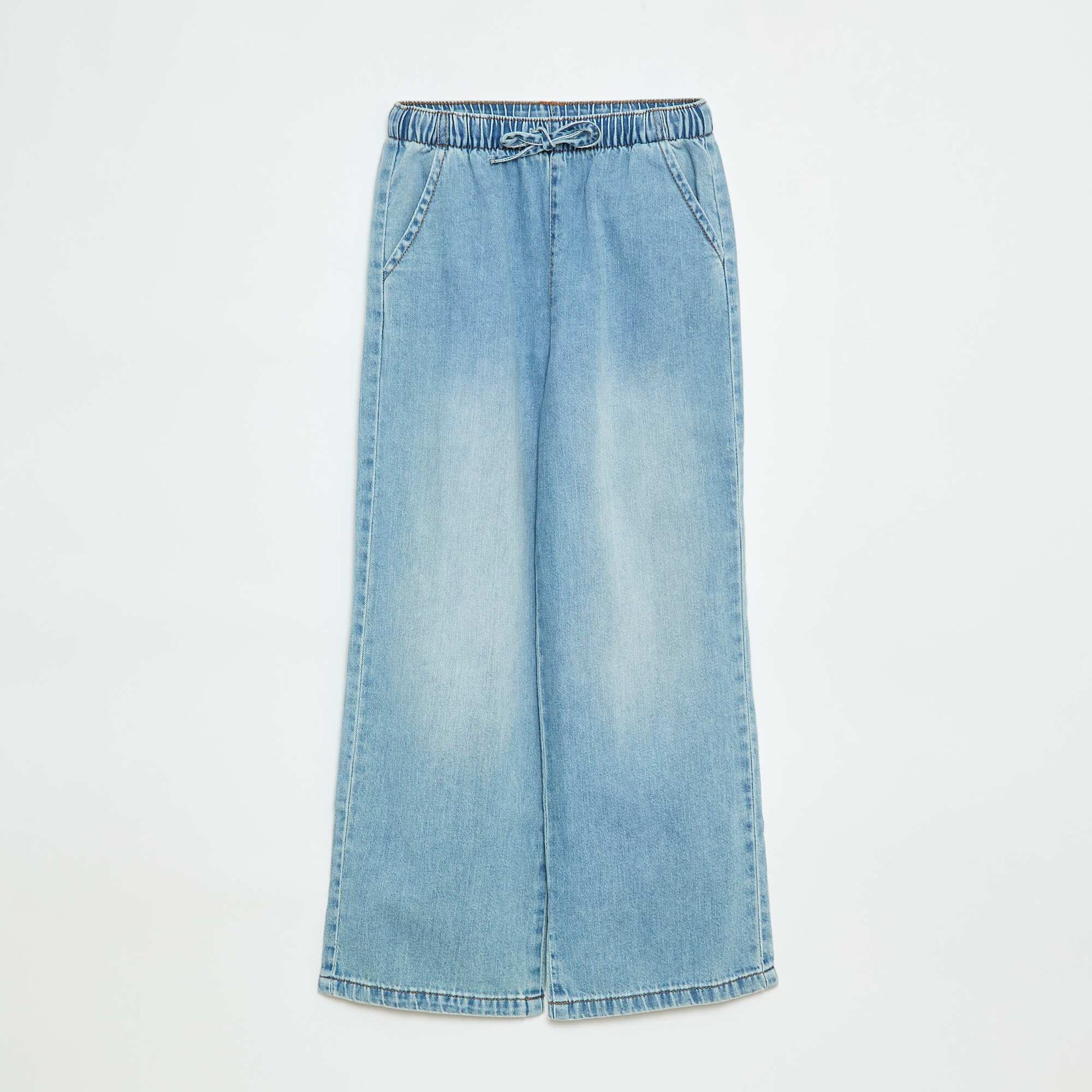 Lightweight wide-leg trousers BLUE