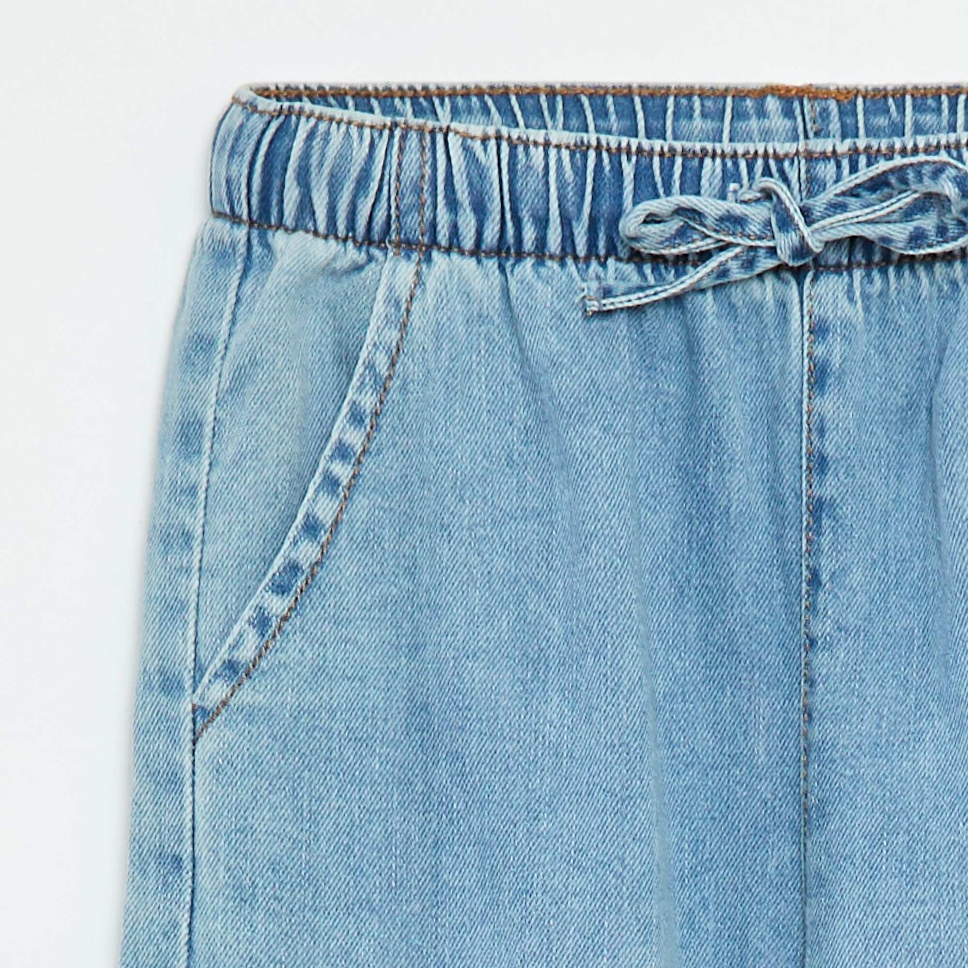 Lightweight wide-leg trousers BLUE