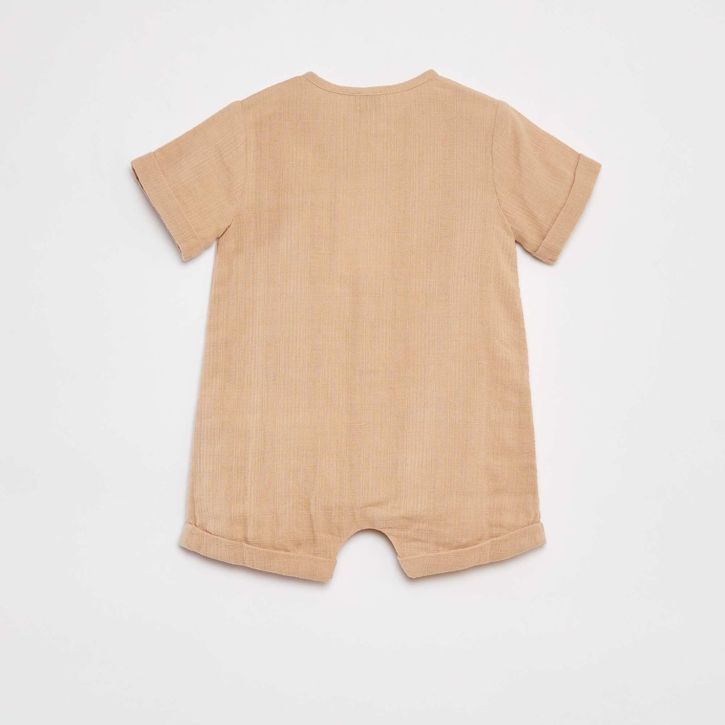 Cotton voile playsuit BEIGE