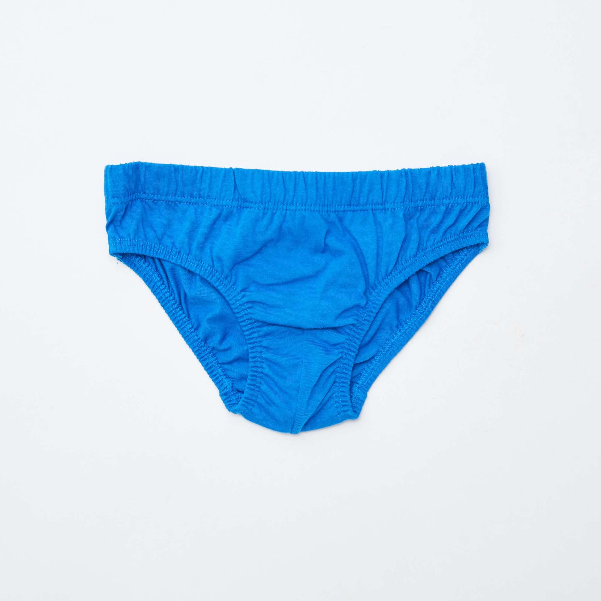 Pack of 7 pairs of printed briefs BLUE