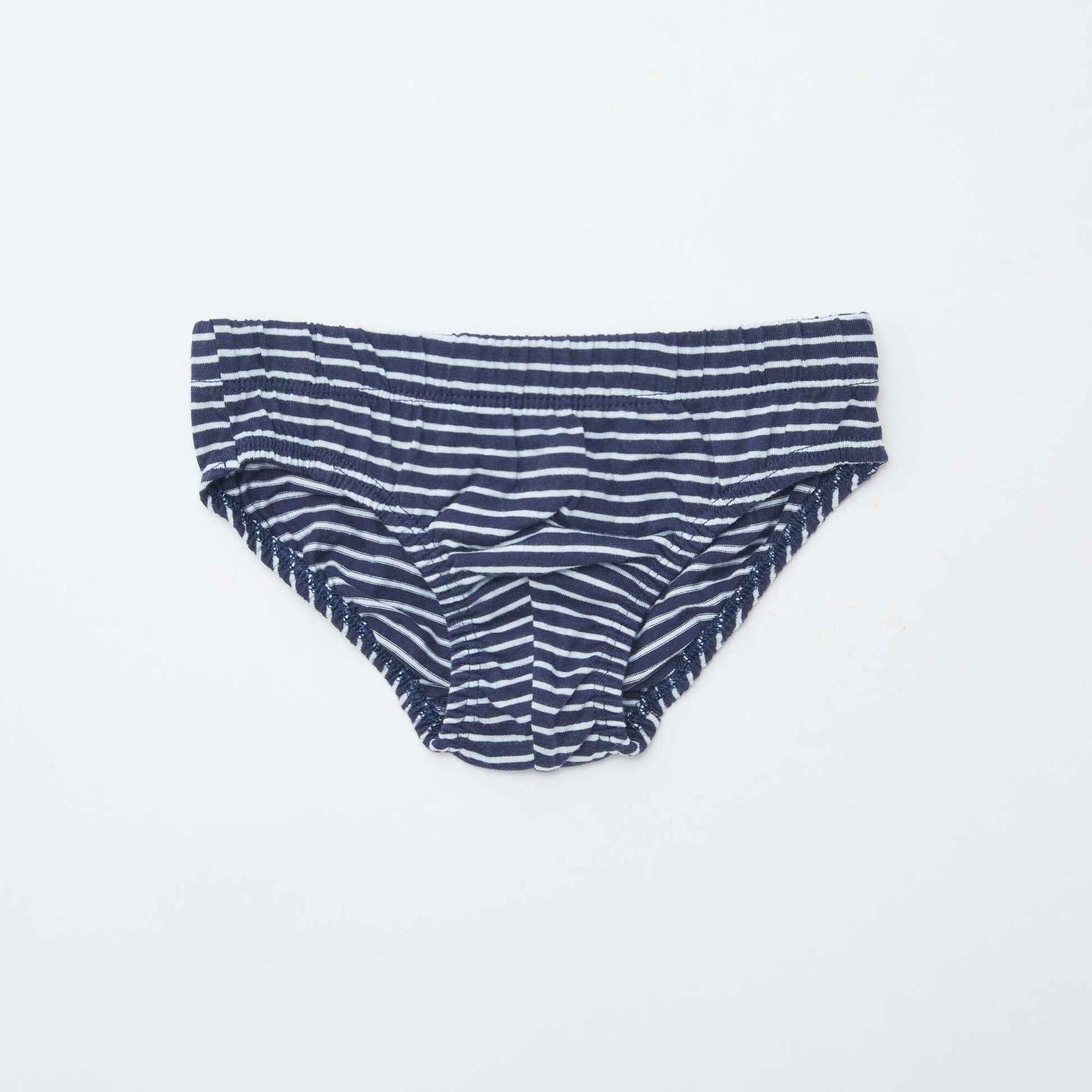 Pack of 7 pairs of printed briefs BLUE