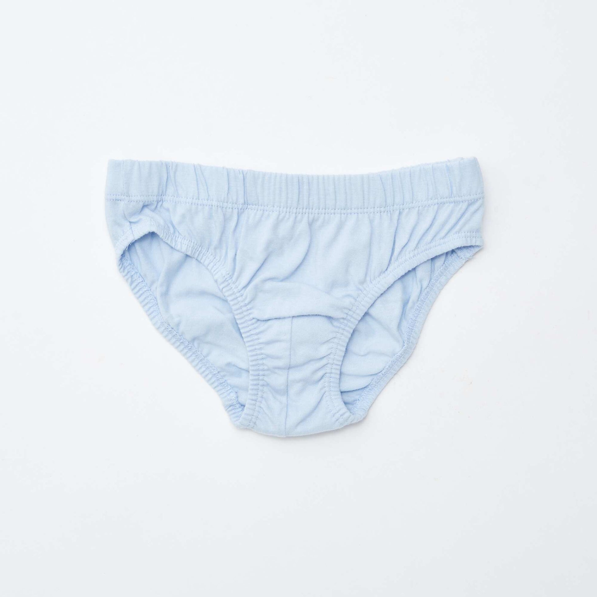 Pack of 7 pairs of printed briefs BLUE
