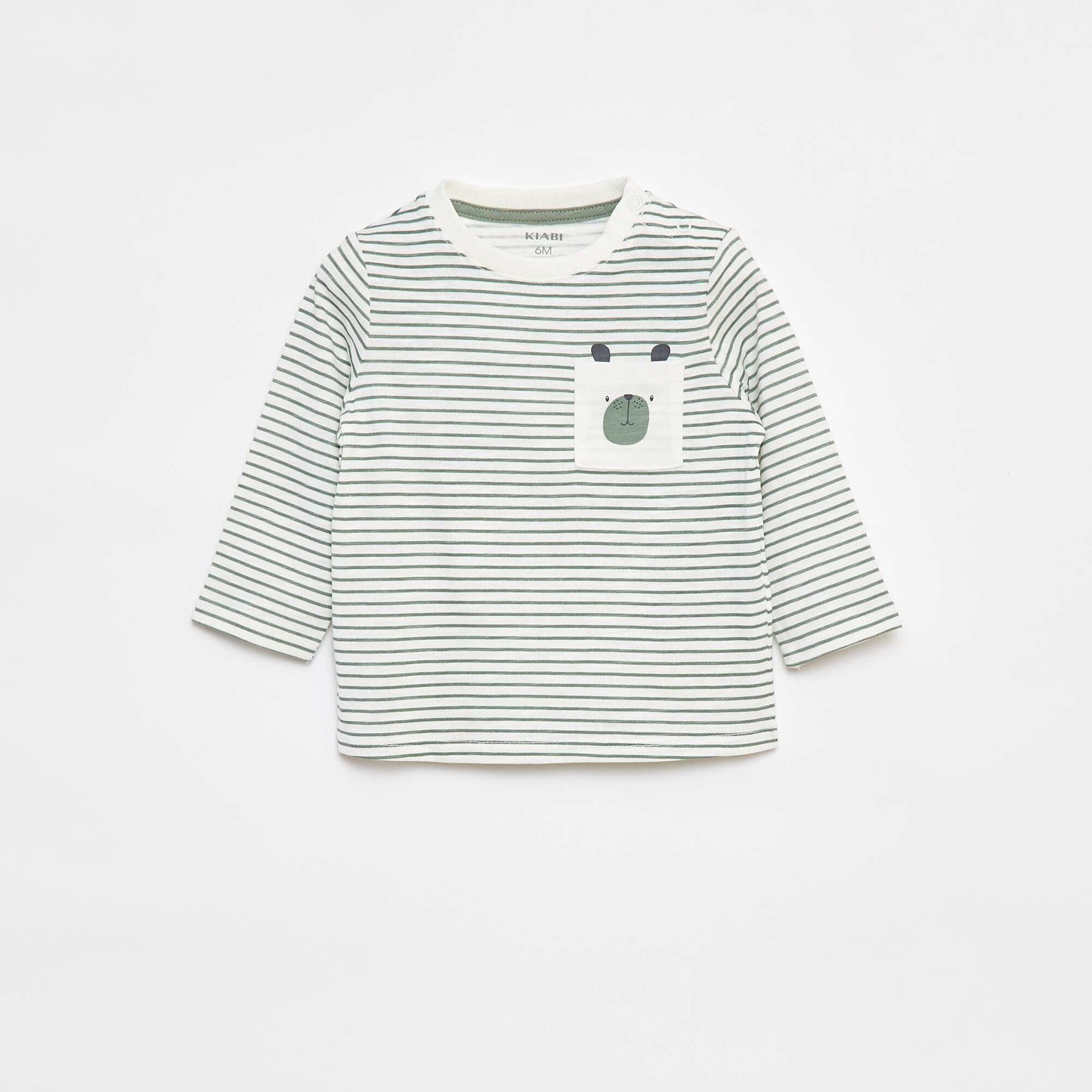 Jersey T-shirt with breast pocket WHITE
