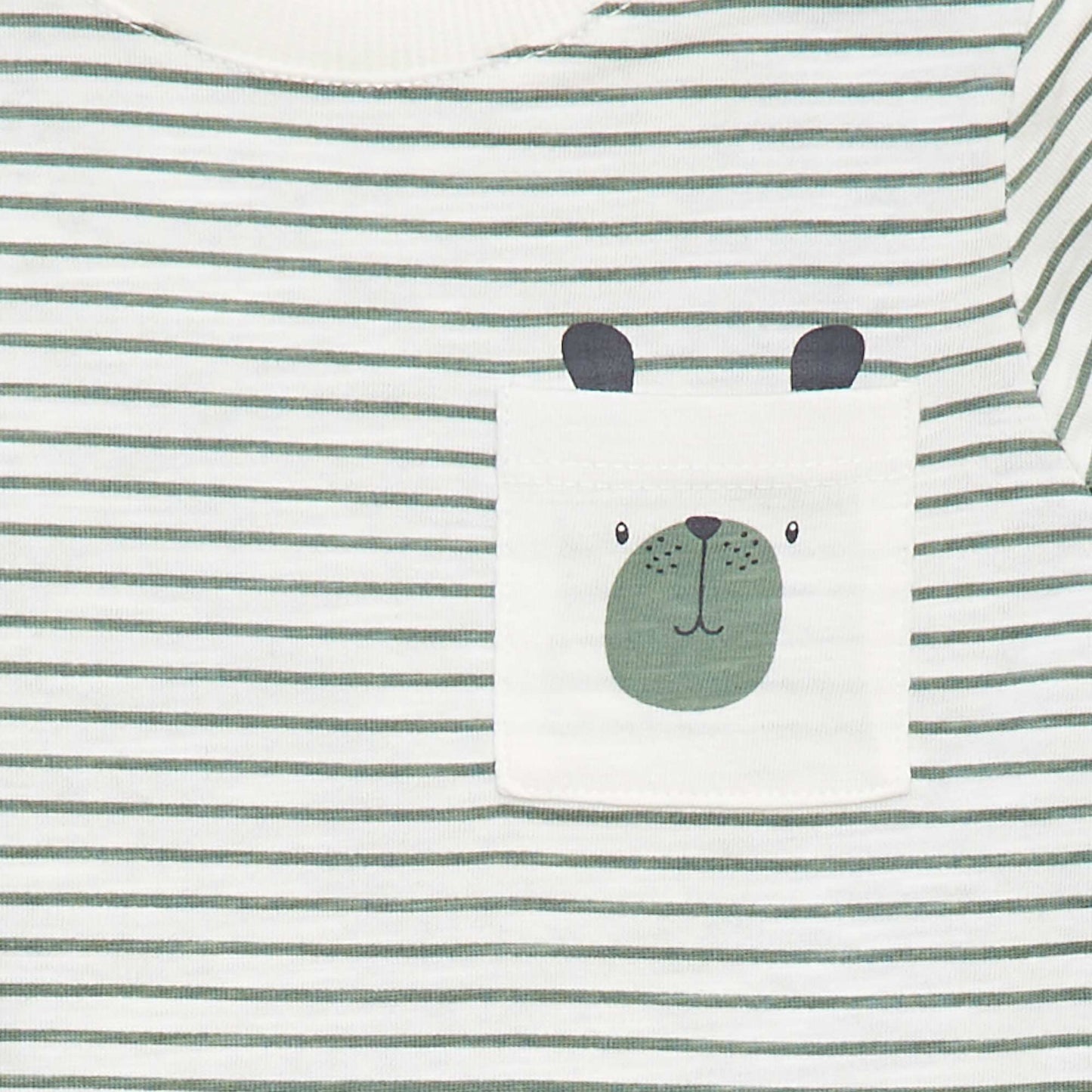 Jersey T-shirt with breast pocket WHITE