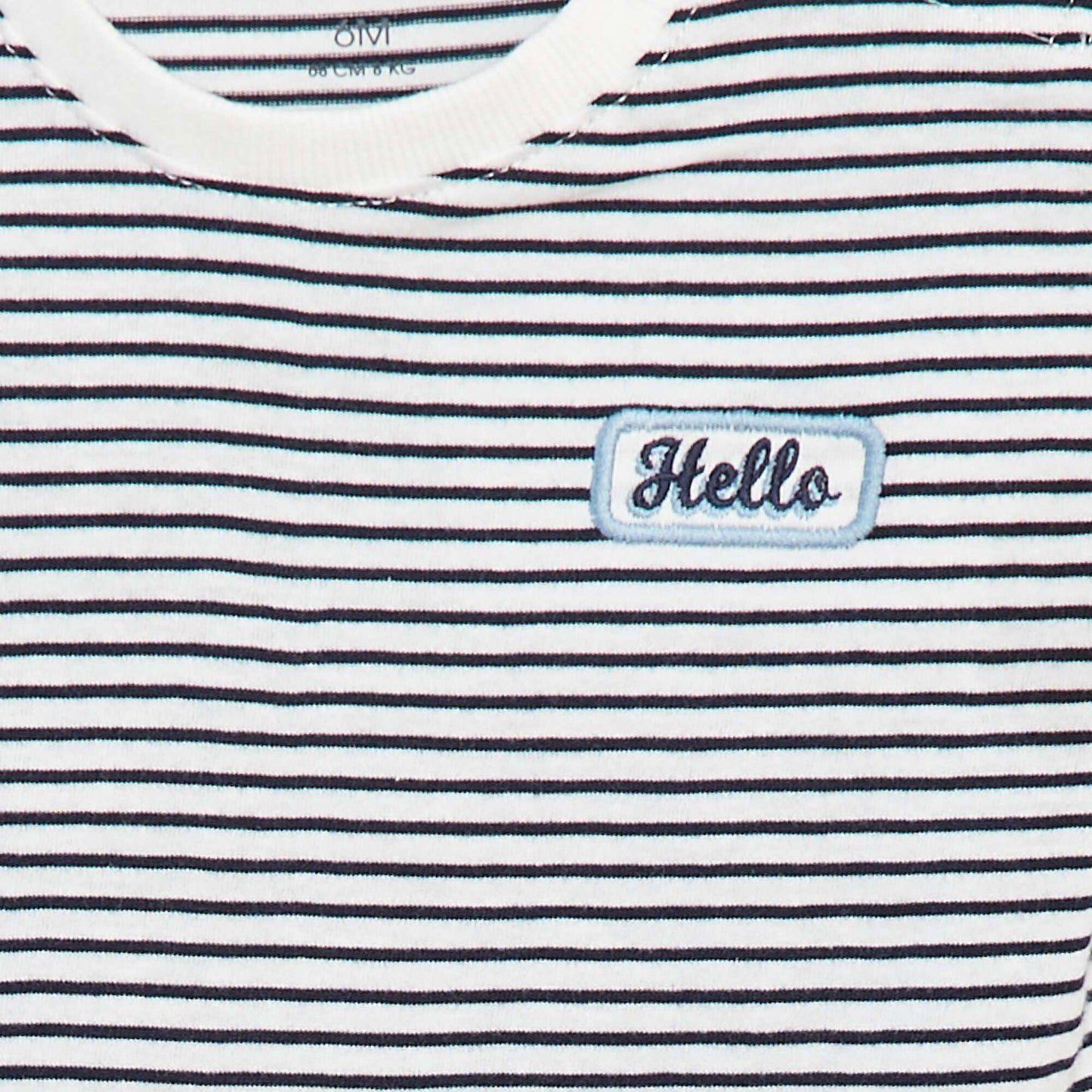 Striped Short-Sleeve T-Shirt WHITE