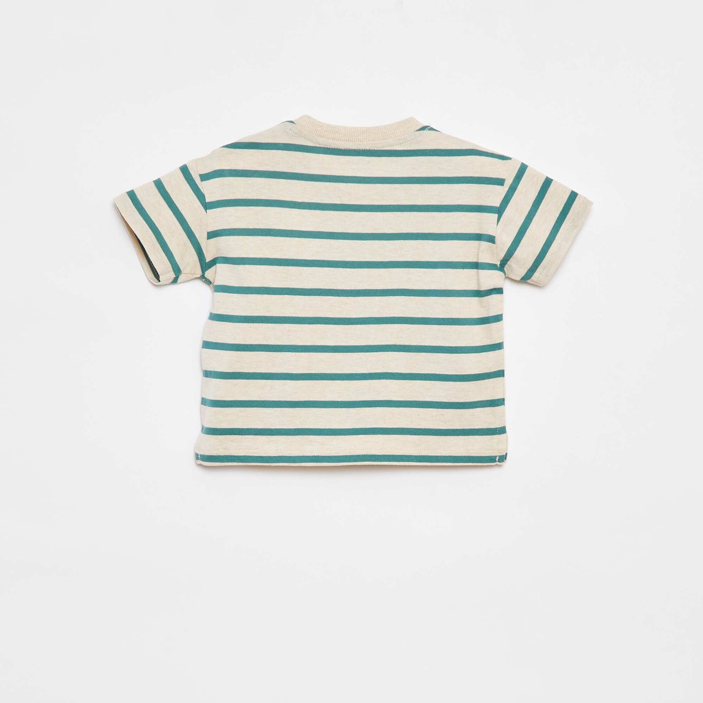 Striped Short-Sleeve T-shirt BEIGE