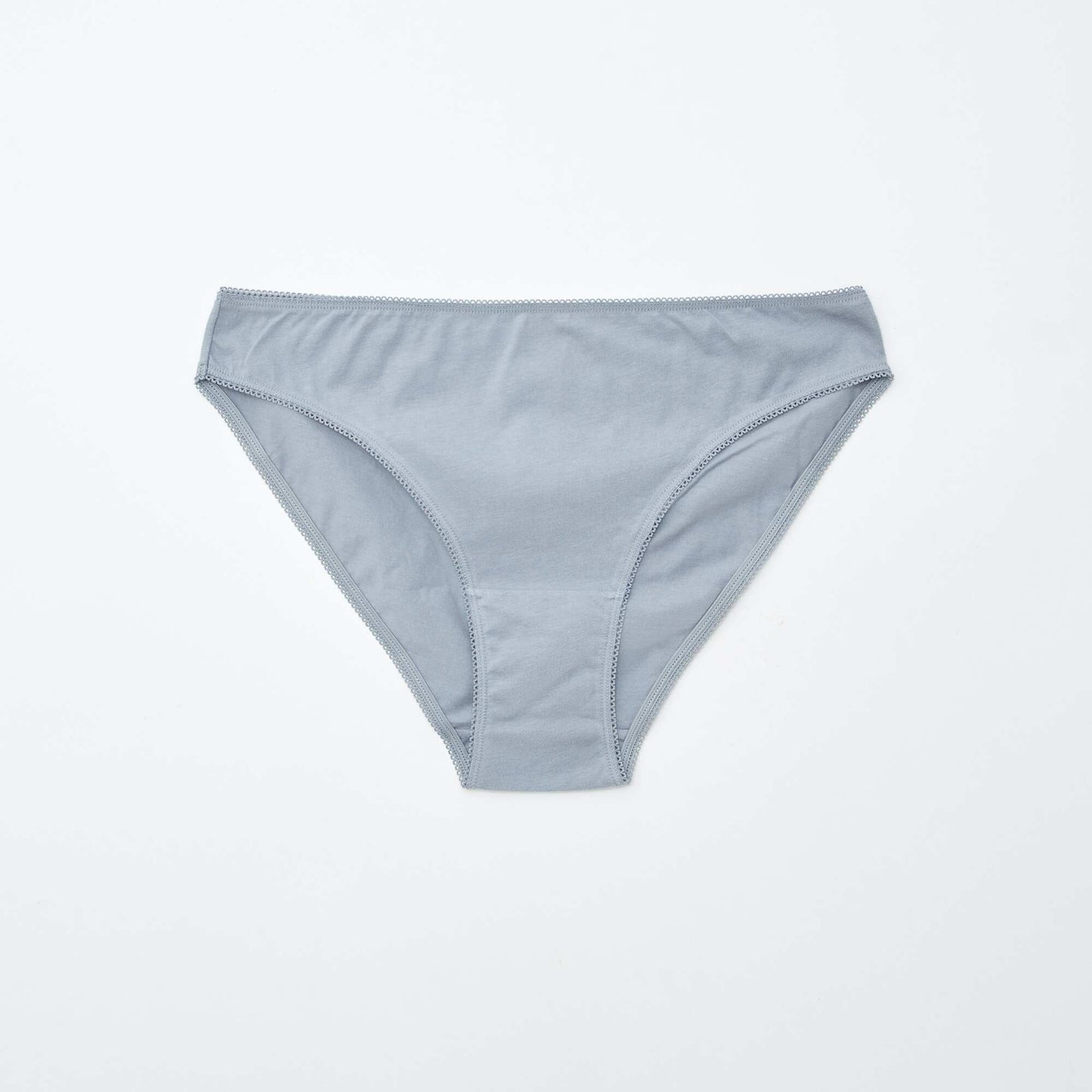 Pack of 5 pairs of briefs - plain and printed BLUE