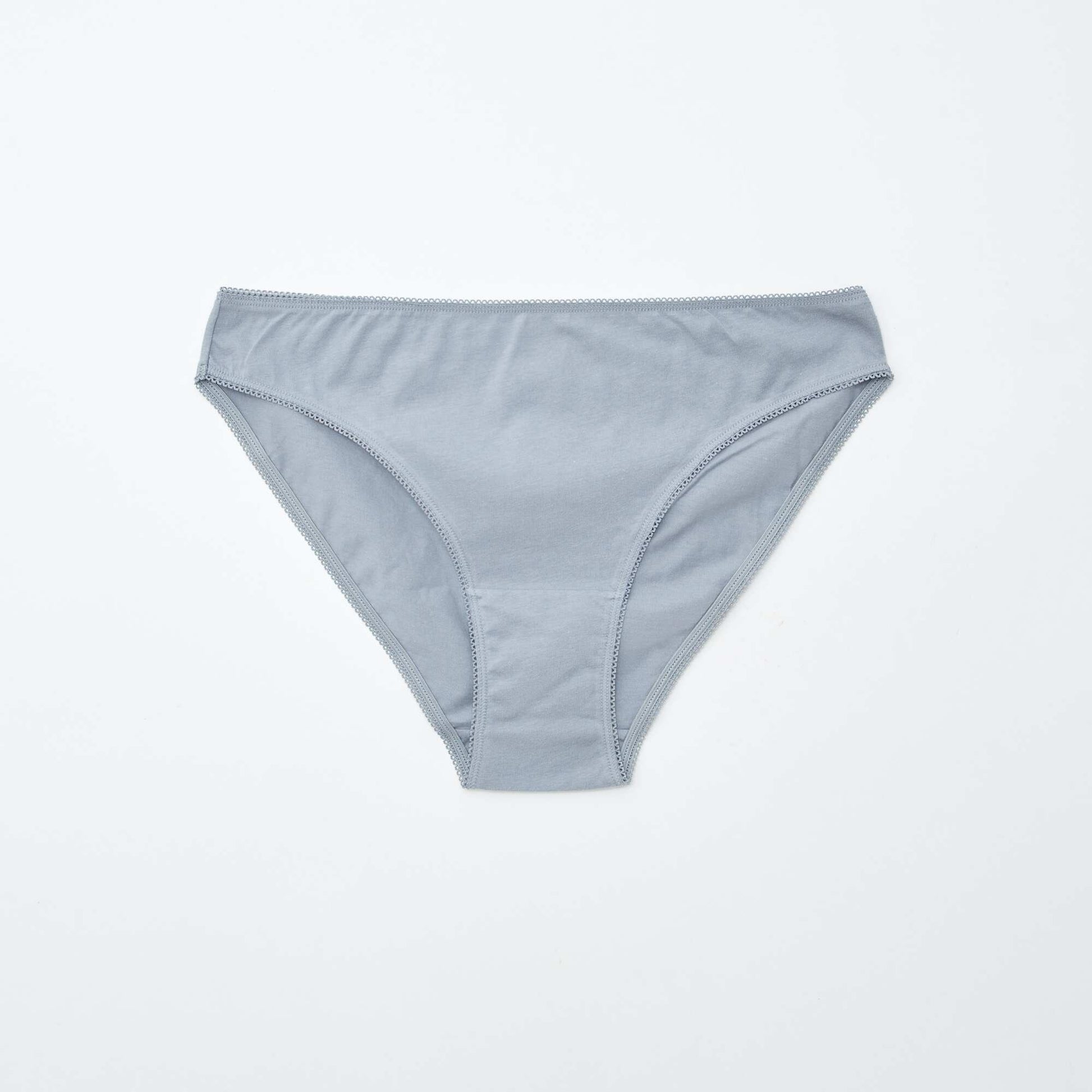 Pack of 5 pairs of briefs - plain and printed BLUE