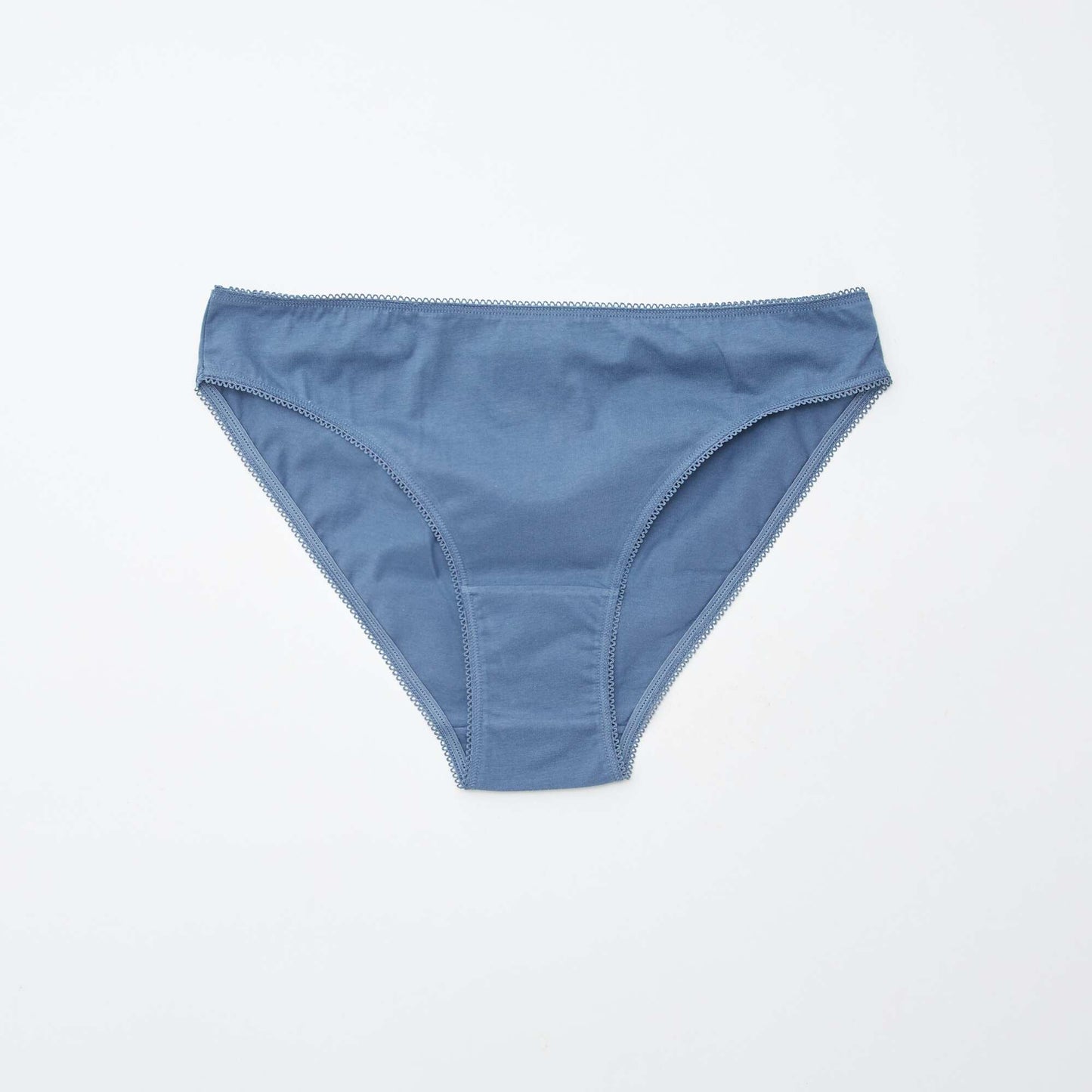 Pack of 5 pairs of briefs - plain and printed BLUE