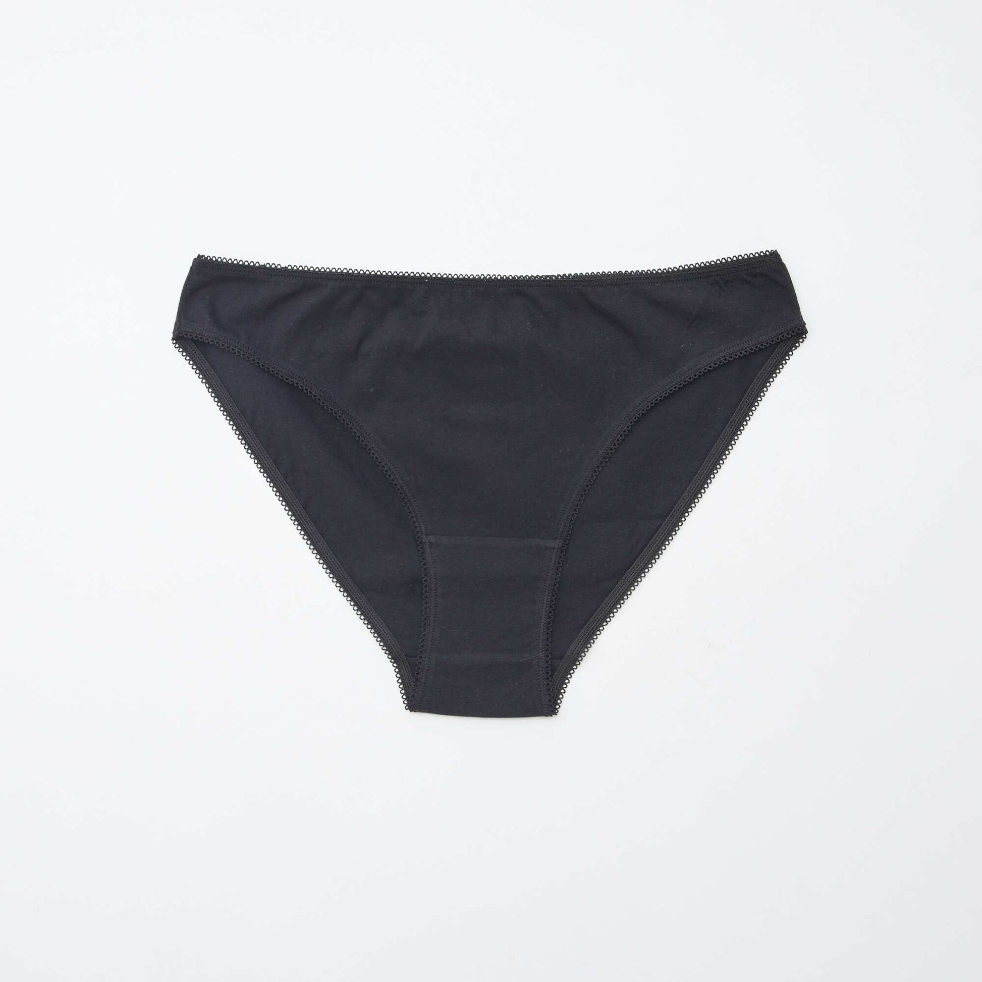 Pack of 5 pairs of briefs - plain and printed WHITE