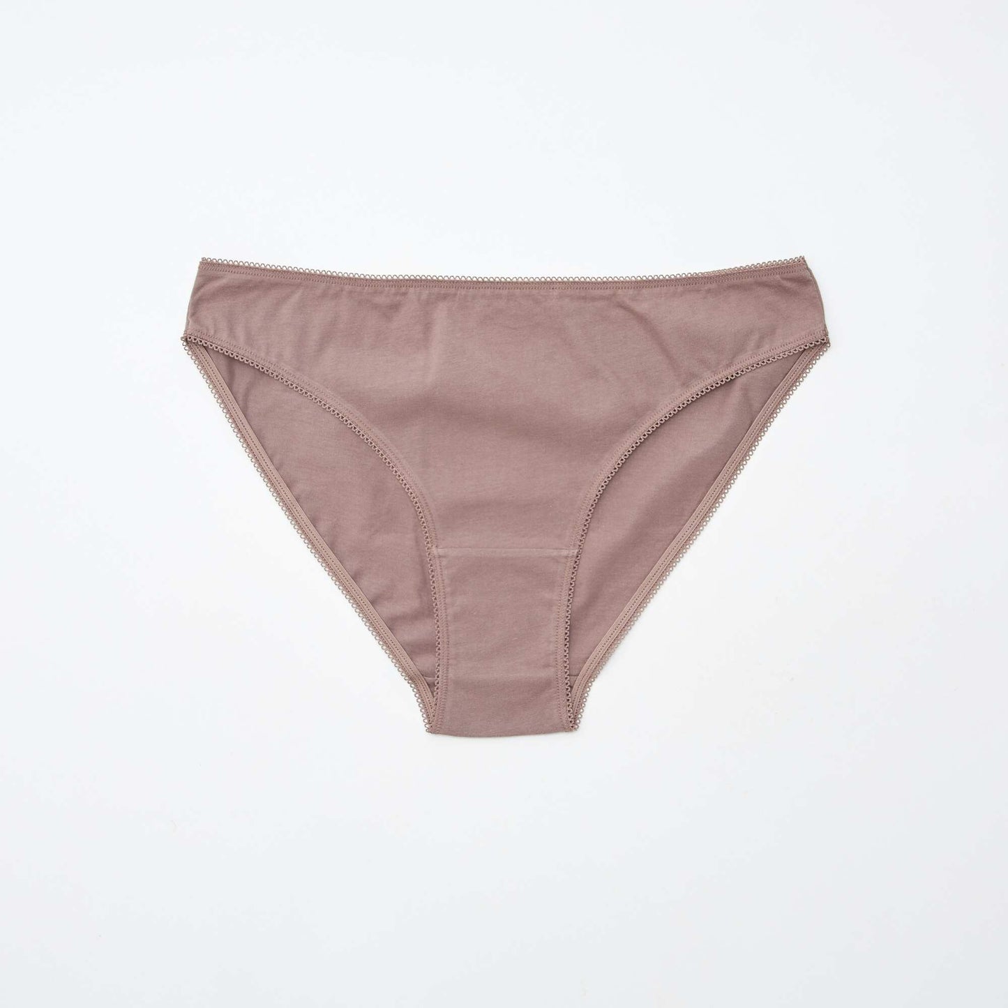 Pack of 5 pairs of briefs - plain and printed BROWN