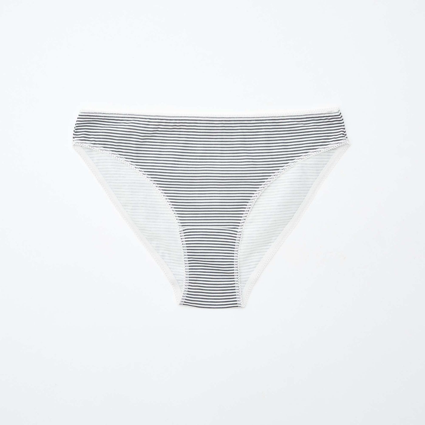 Pack of 5 pairs of briefs - plain and printed WHITE