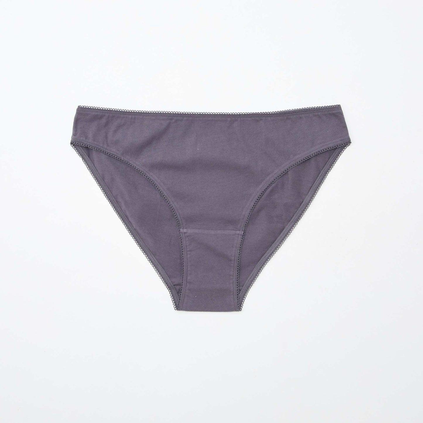 Pack of 5 pairs of briefs - plain and printed WHITE