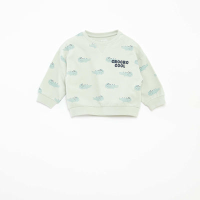 Unbrushed sweatshirt BLUE