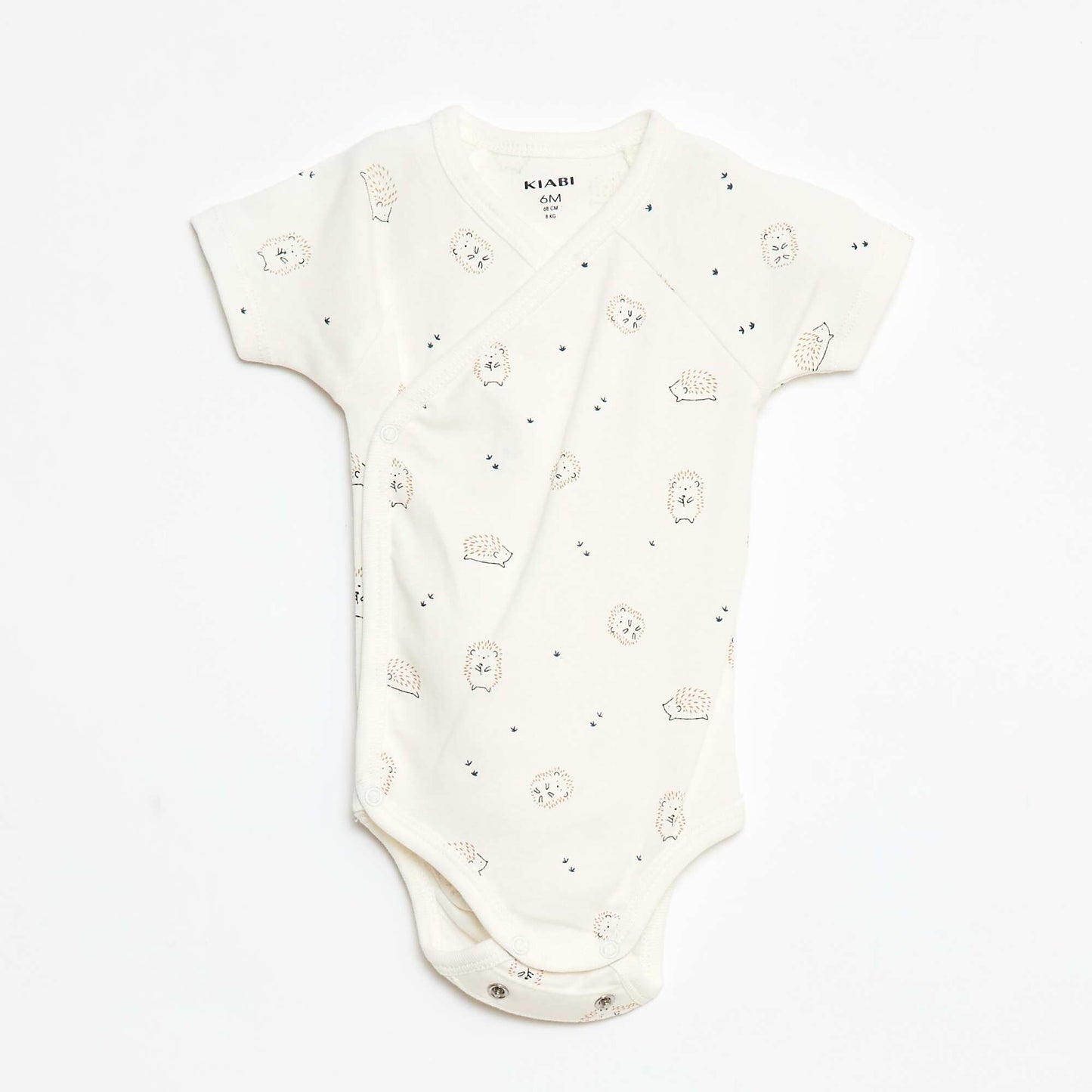 3-Pack of Short-Sleeve Wrap Bodysuits GREEN