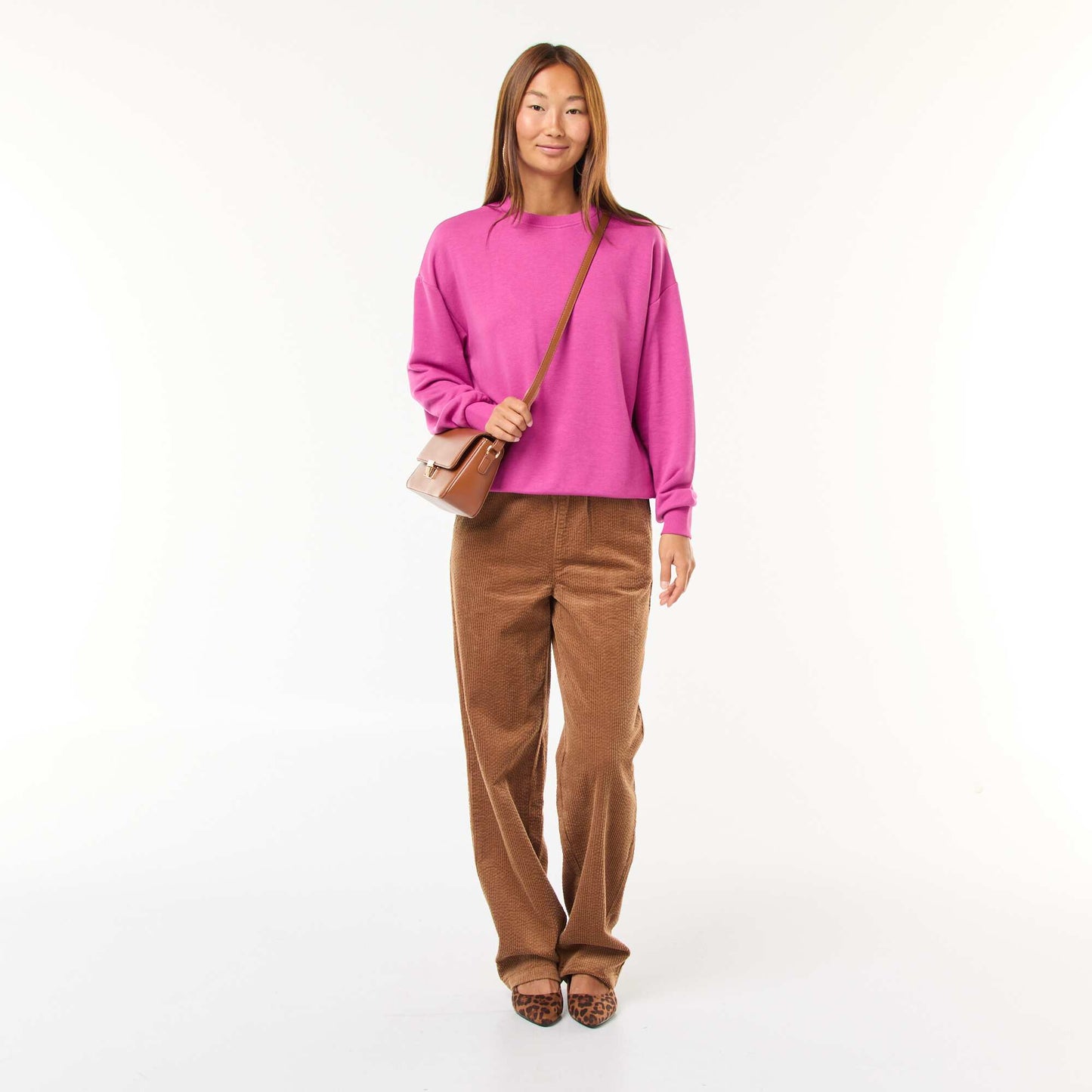 Basic French Terry Sweatshirt PINK