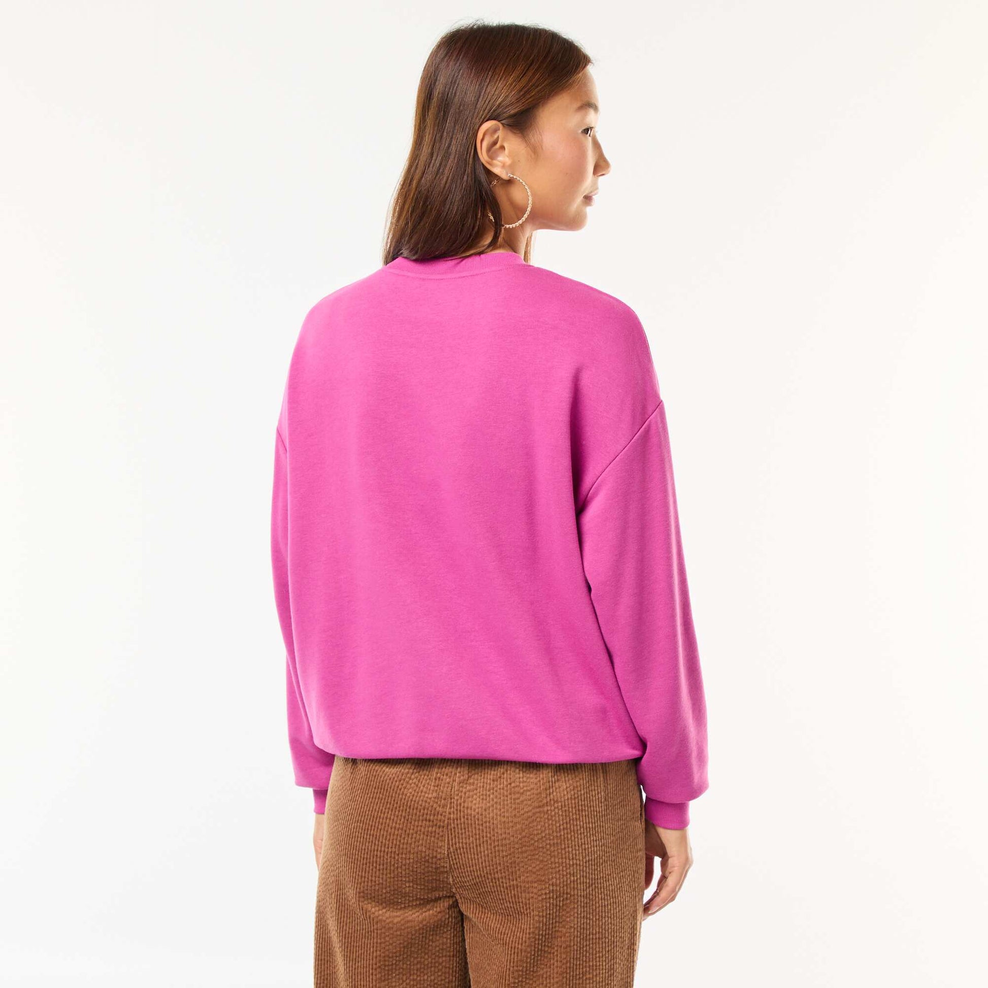 Basic French Terry Sweatshirt PINK